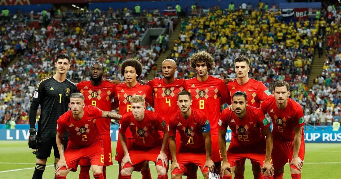 La génération dorée belge racontée à travers ses maillots