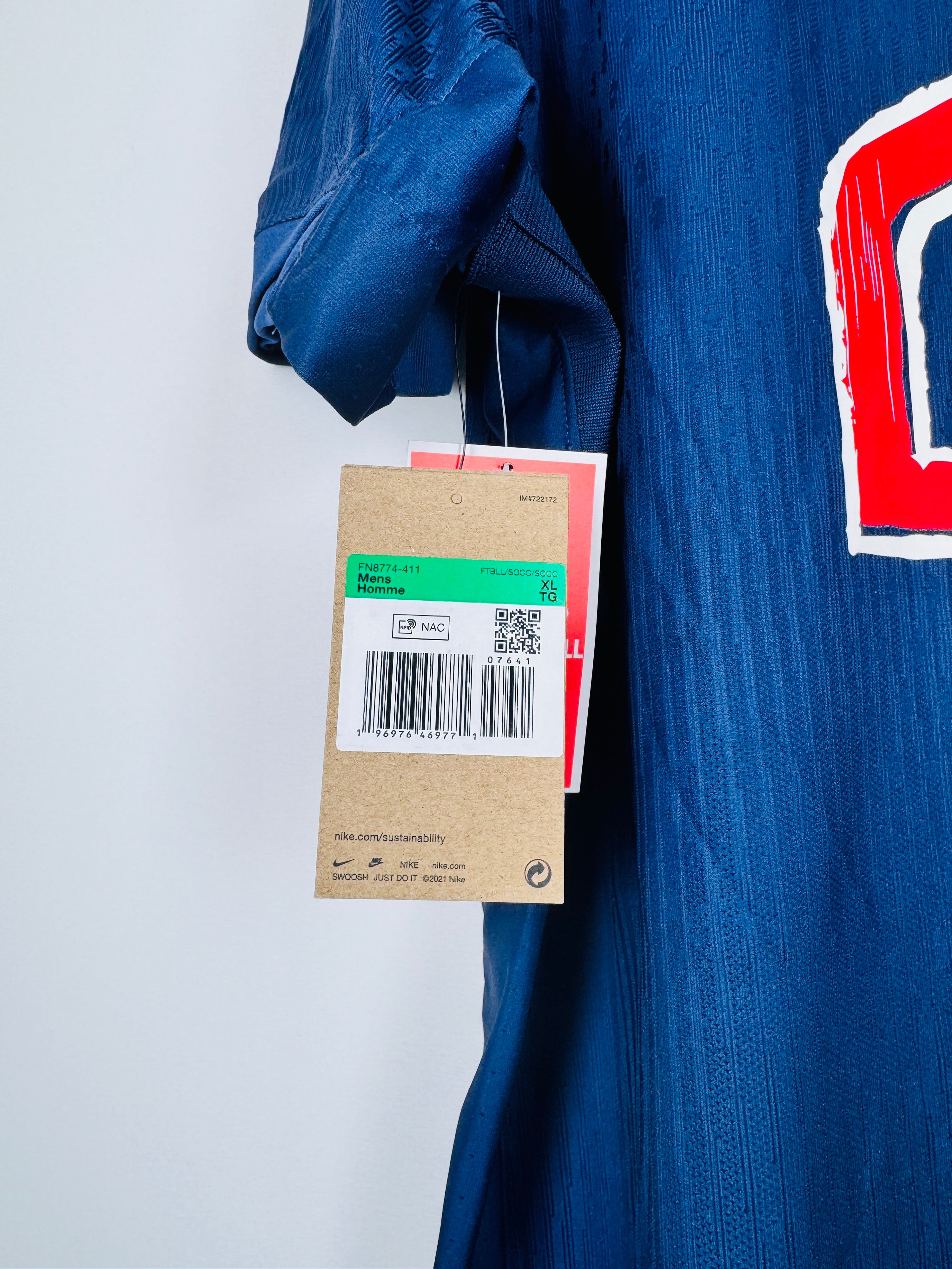 PSG FOOTBALL JERSEY 1997/1998 HOME - NGOTTY #4 (S)