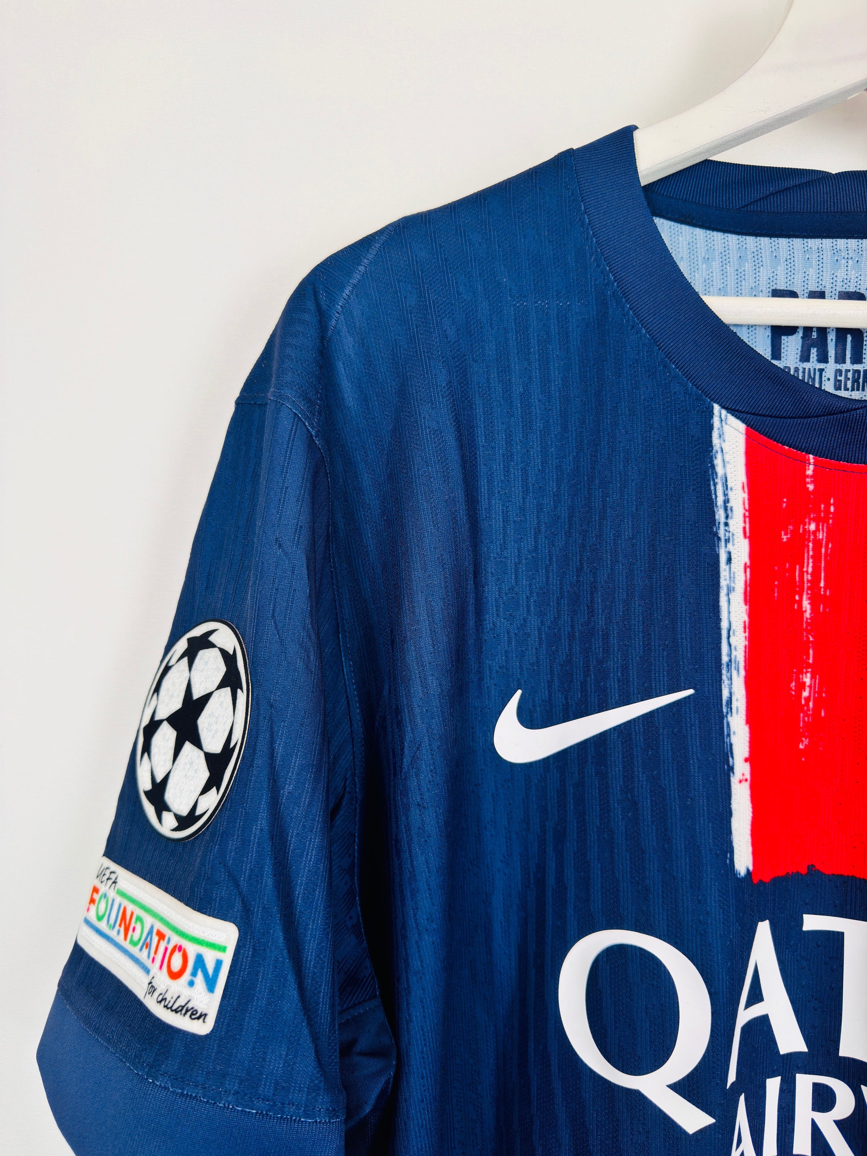 PSG FOOTBALL JERSEY 1997/1998 HOME - NGOTTY #4 (S)