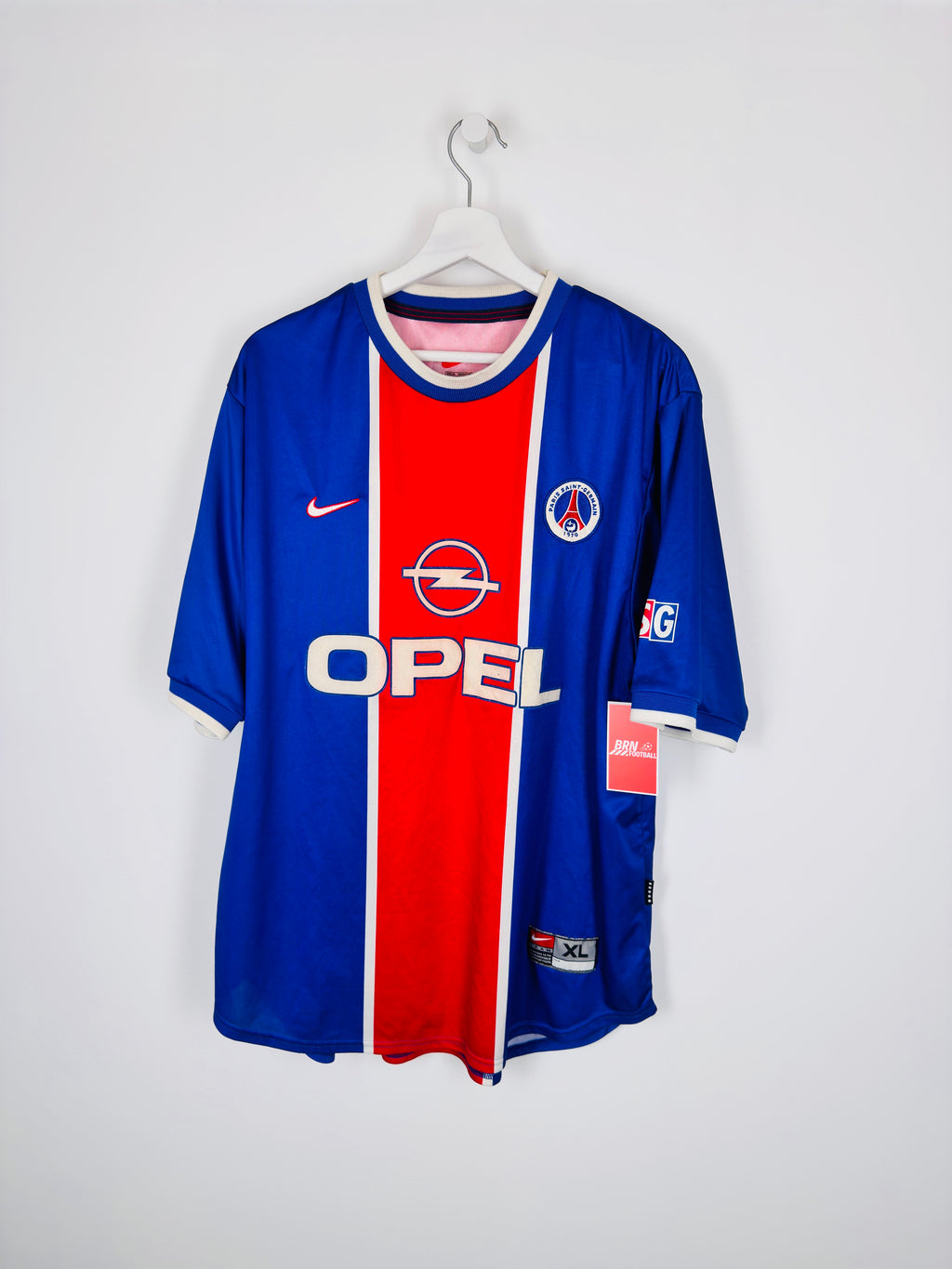 PSG FOOTBALL JERSEY 1997/1998 HOME - NGOTTY #4 (S)