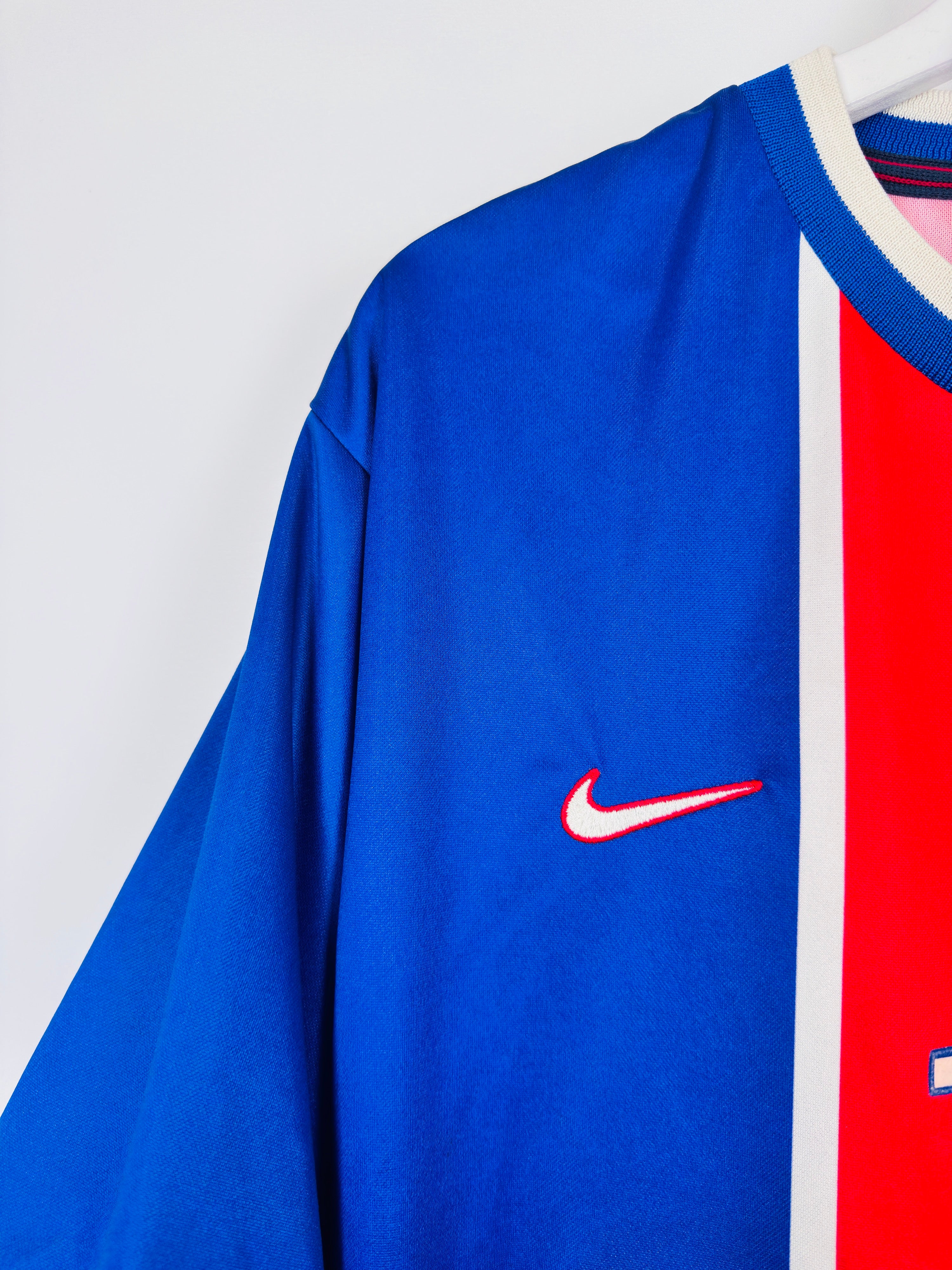 PSG FOOTBALL JERSEY 1997/1998 HOME - NGOTTY #4 (S)