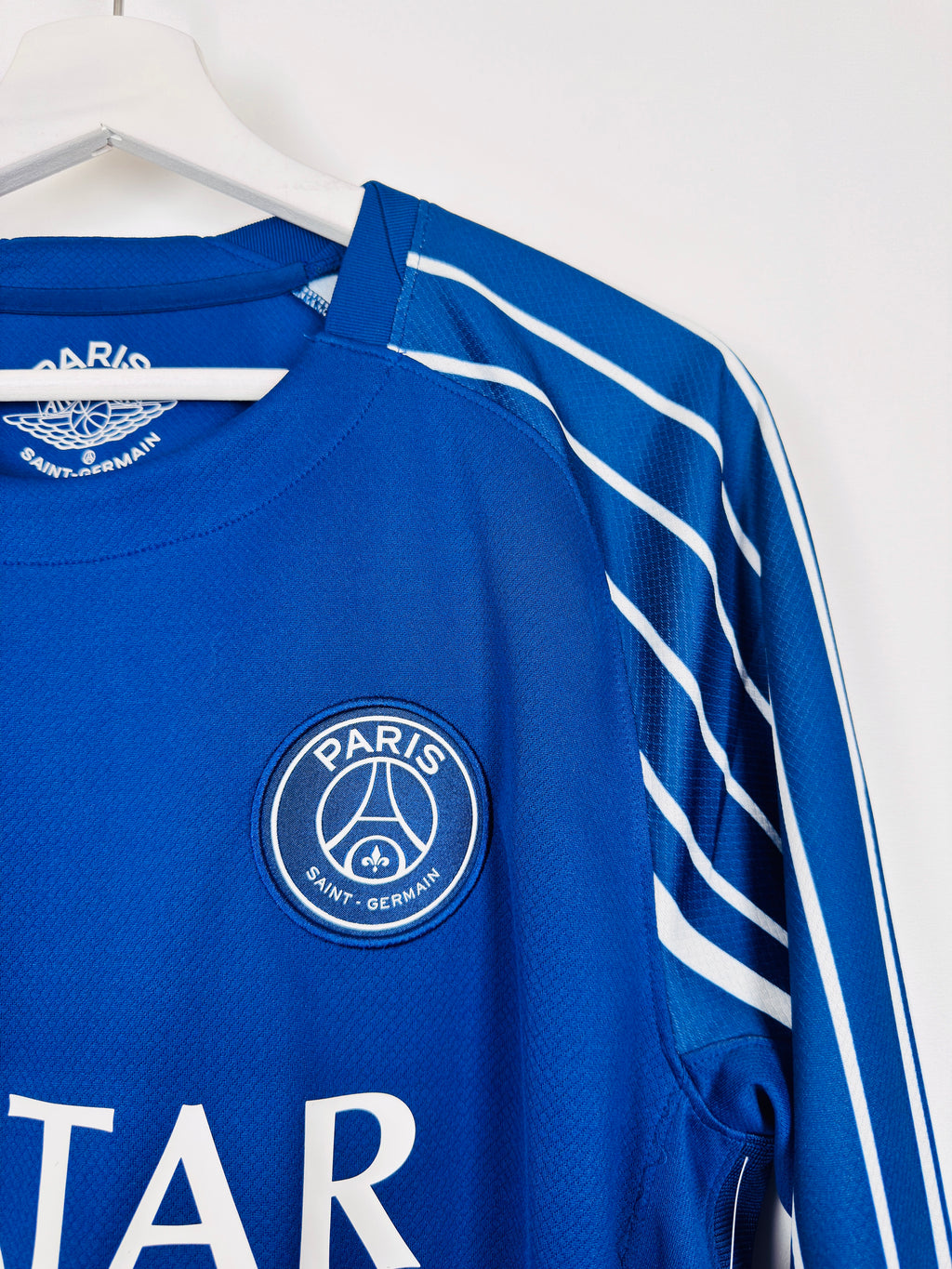 PSG FOOTBALL JERSEY 1997/1998 HOME - NGOTTY #4 (S)