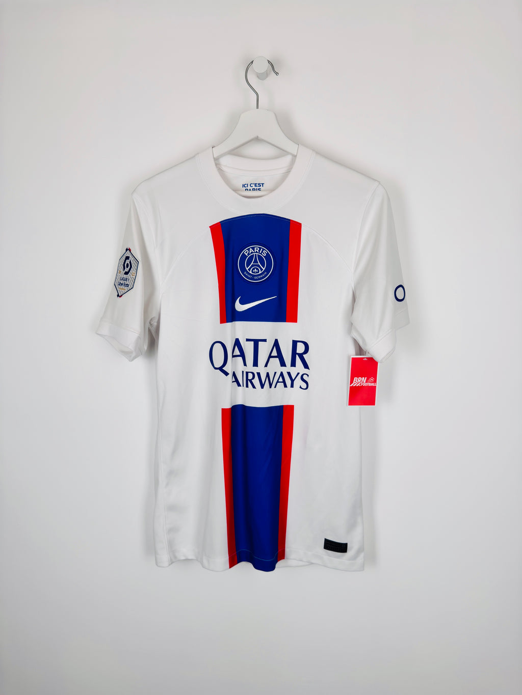 PSG FOOTBALL JERSEY 1997/1998 HOME - NGOTTY #4 (S)