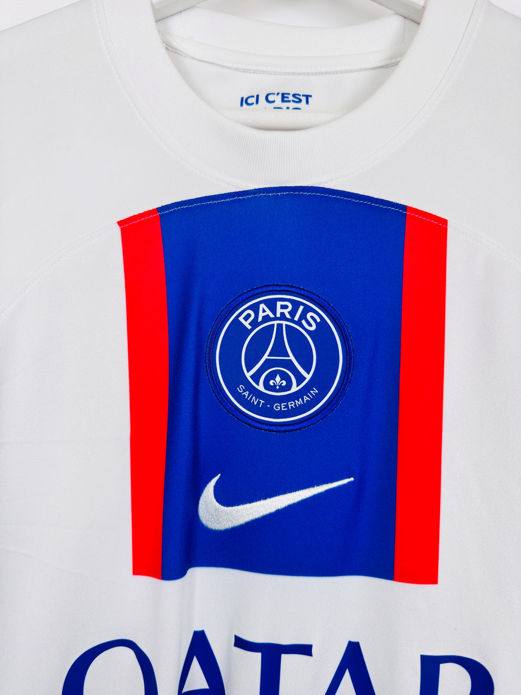 PSG FOOTBALL JERSEY 1997/1998 HOME - NGOTTY #4 (S)