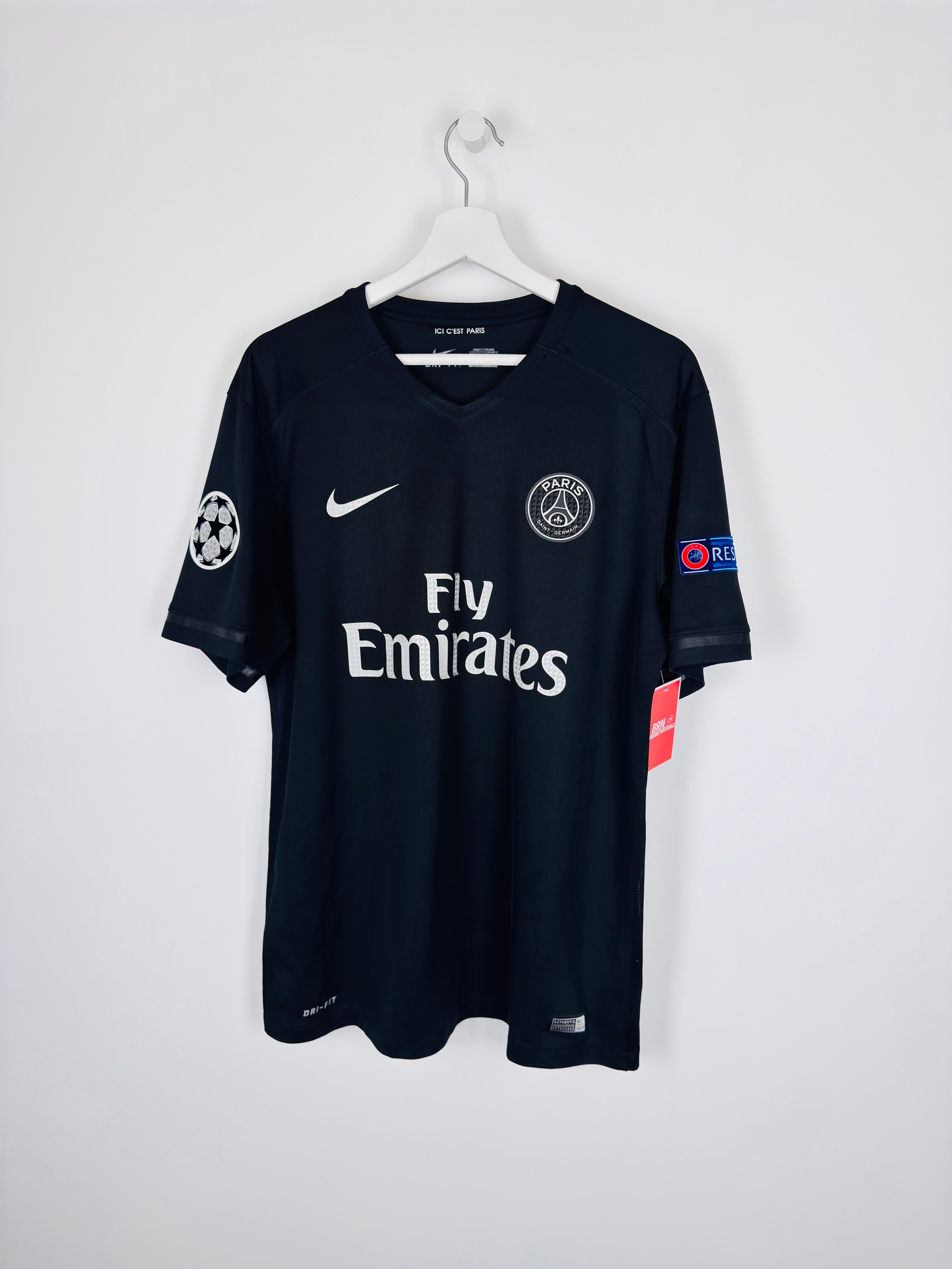 PSG FOOTBALL JERSEY 1997/1998 HOME - NGOTTY #4 (S)