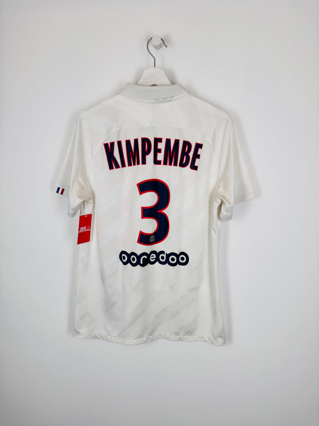 PSG FOOTBALL JERSEY 1997/1998 HOME - NGOTTY #4 (S)