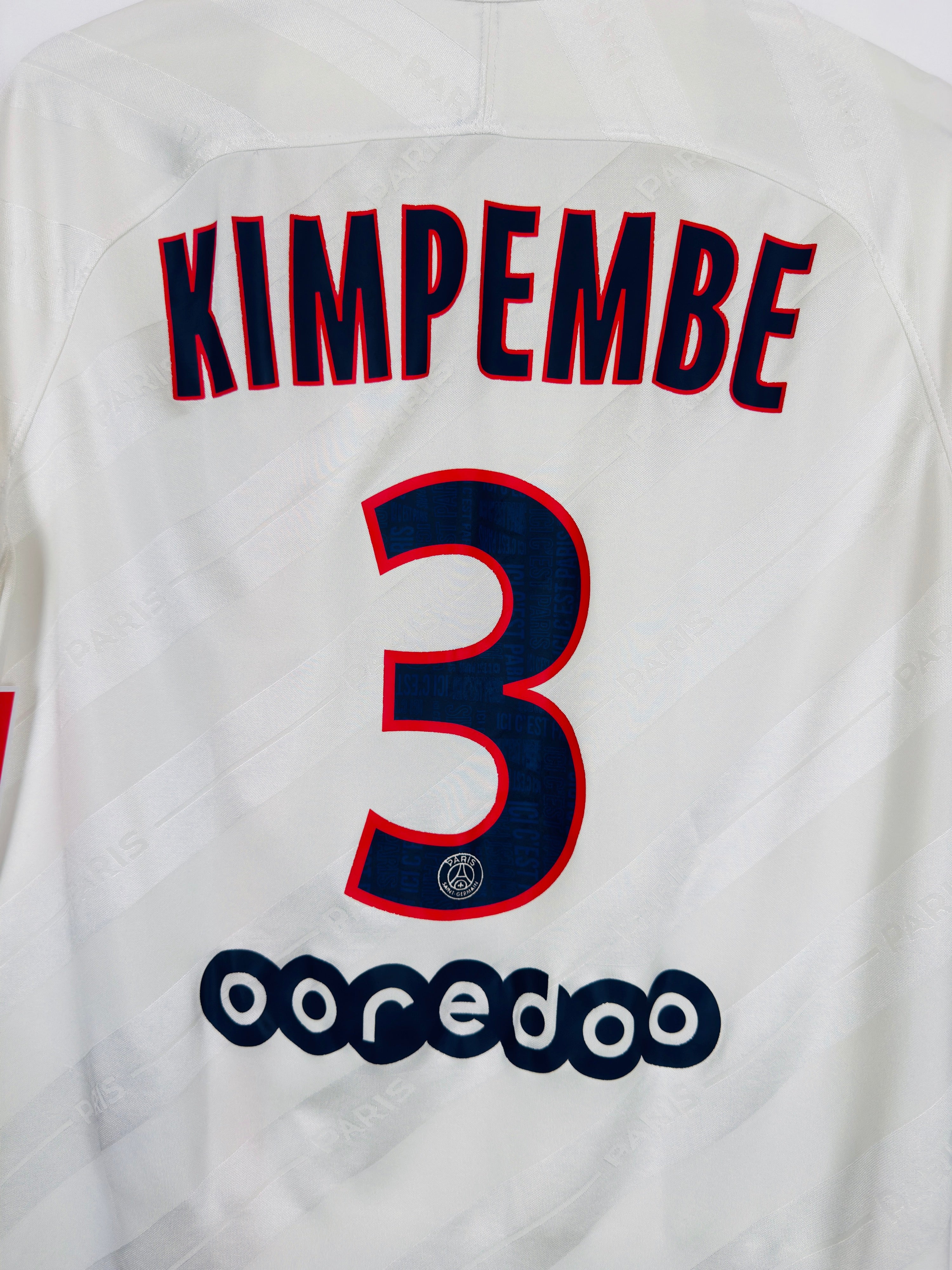 PSG FOOTBALL JERSEY 1997/1998 HOME - NGOTTY #4 (S)