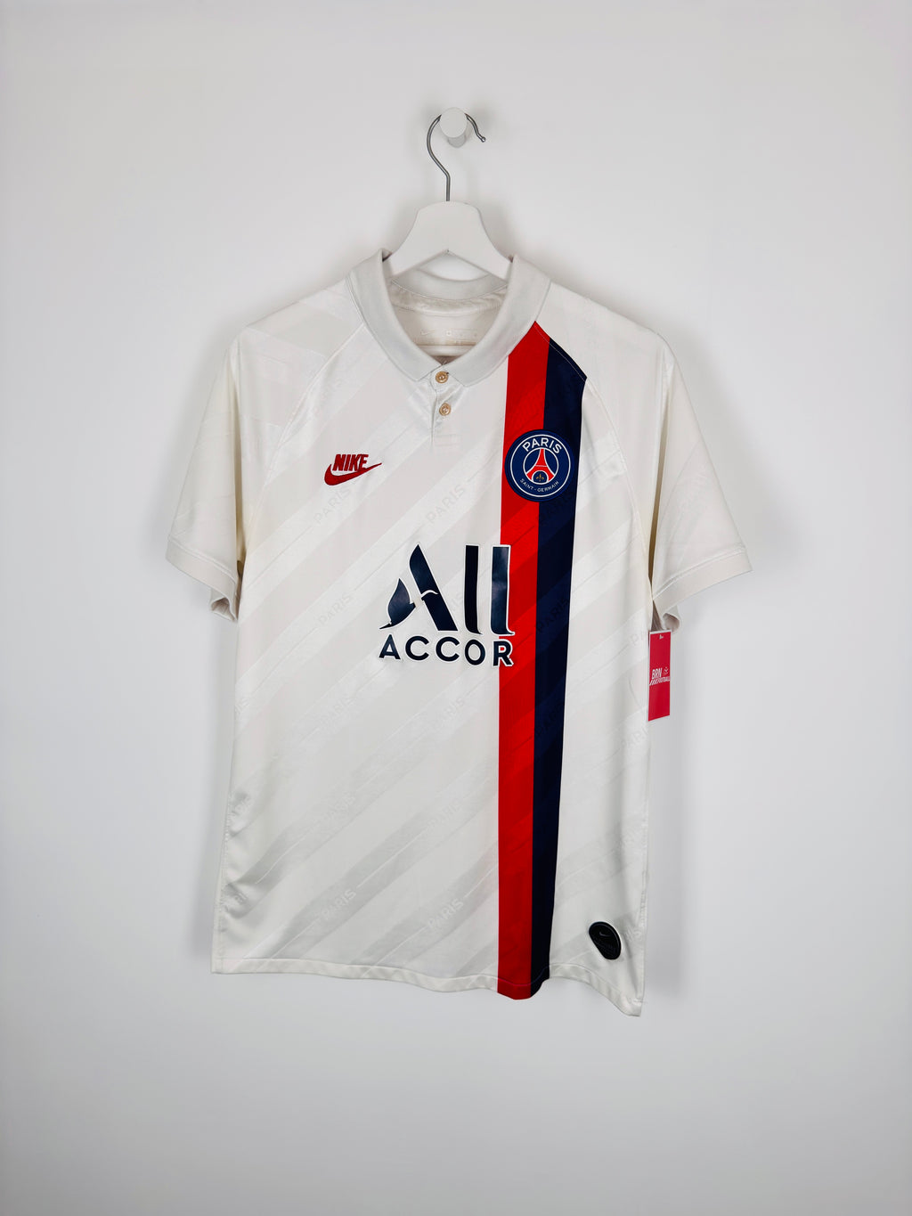 PSG FOOTBALL JERSEY 1997/1998 HOME - NGOTTY #4 (S)