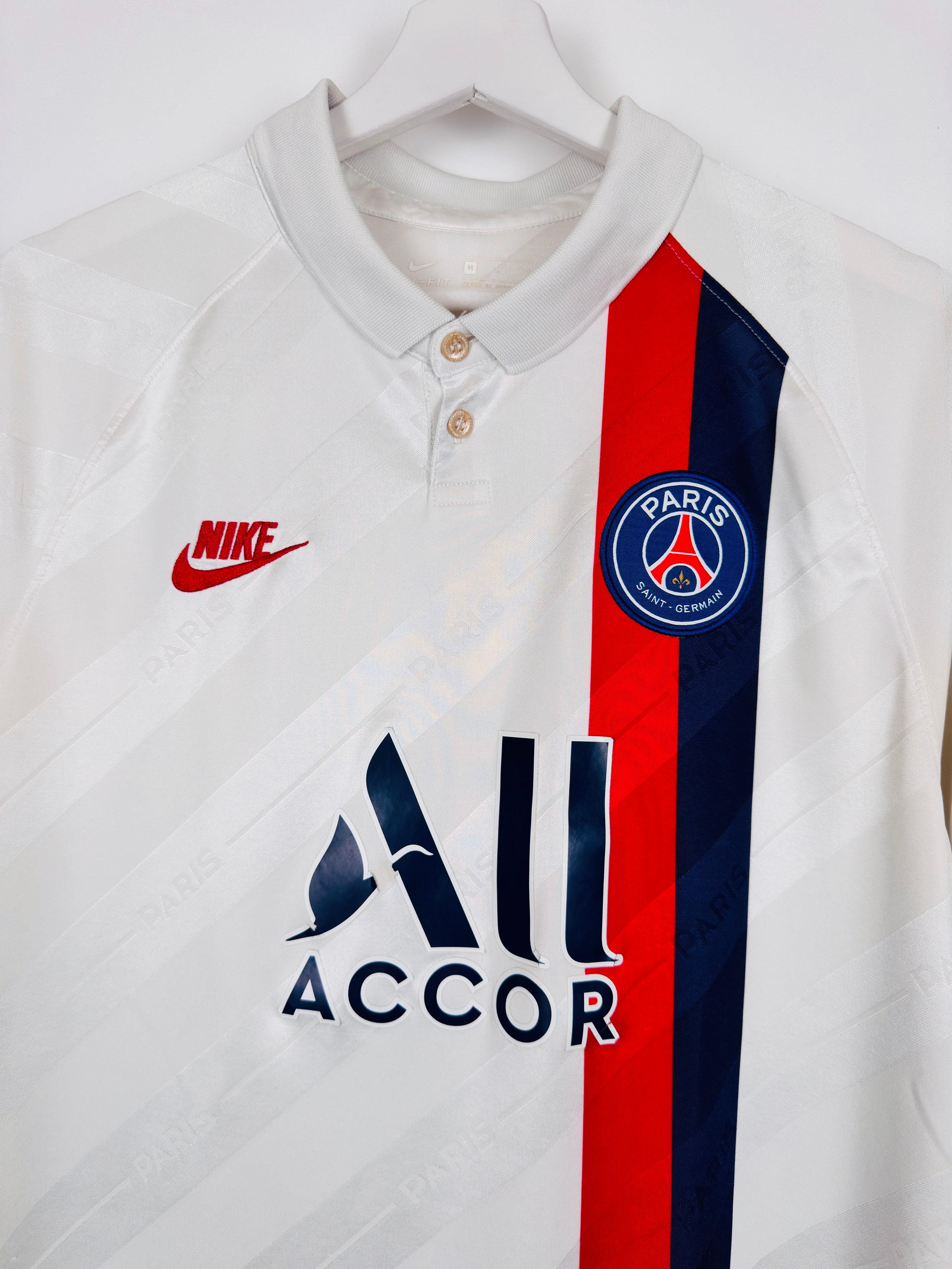 PSG FOOTBALL JERSEY 1997/1998 HOME - NGOTTY #4 (S)