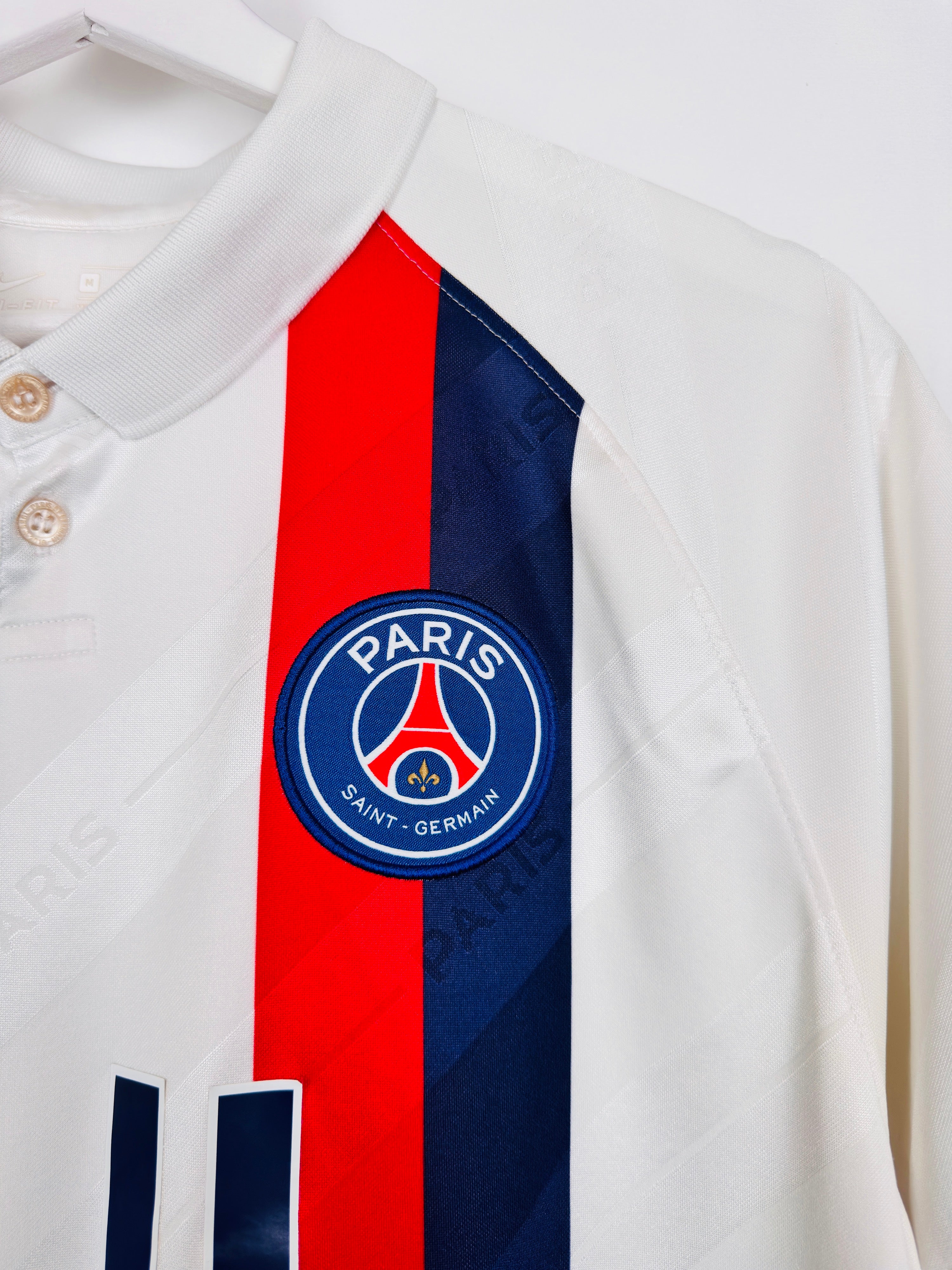 PSG FOOTBALL JERSEY 1997/1998 HOME - NGOTTY #4 (S)