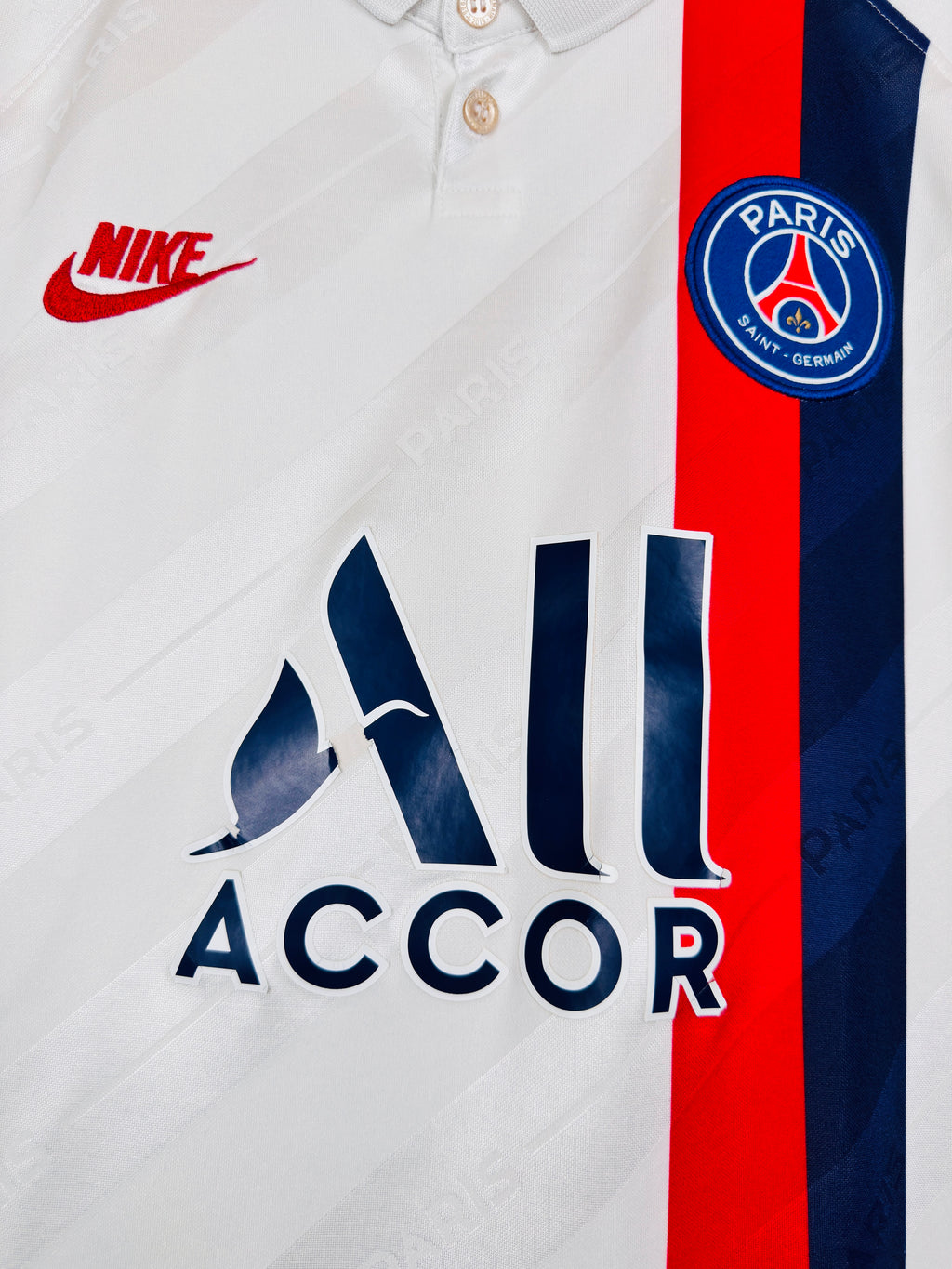 PSG FOOTBALL JERSEY 1997/1998 HOME - NGOTTY #4 (S)