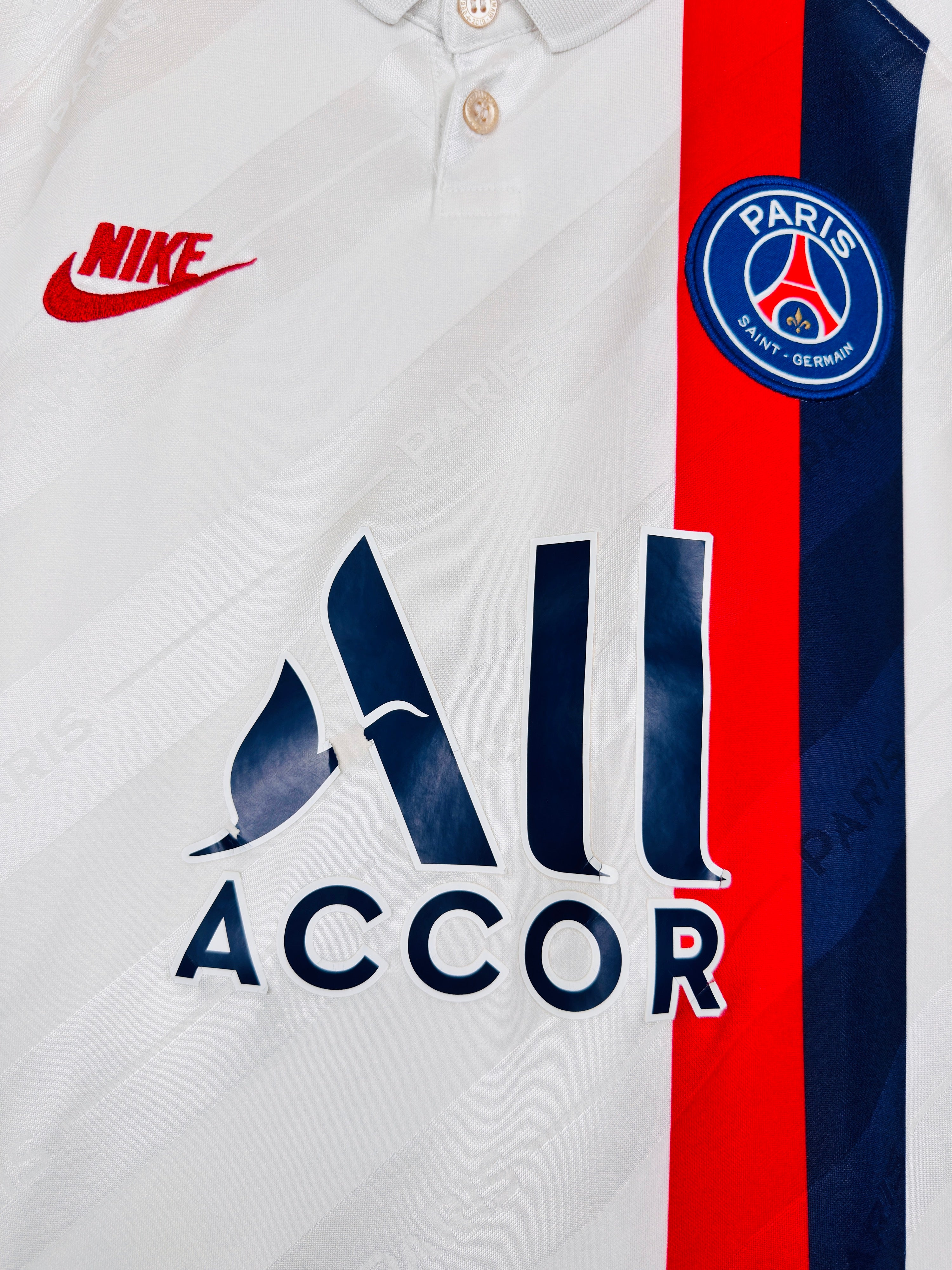 PSG FOOTBALL JERSEY 1997/1998 HOME - NGOTTY #4 (S)