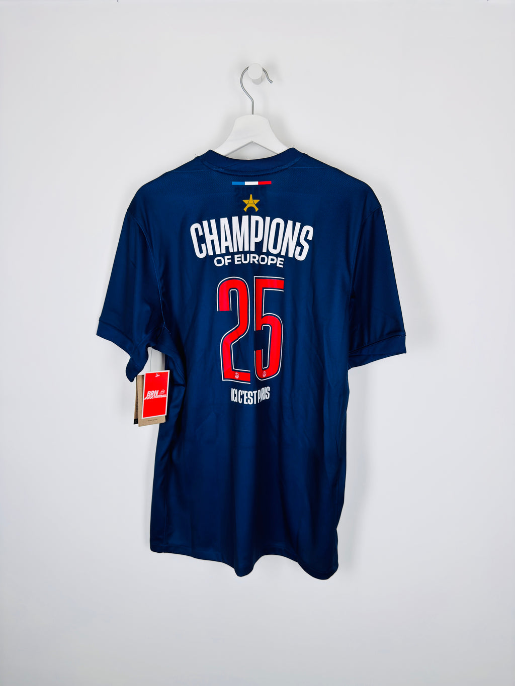 PSG FOOTBALL JERSEY 1997/1998 HOME - NGOTTY #4 (S)