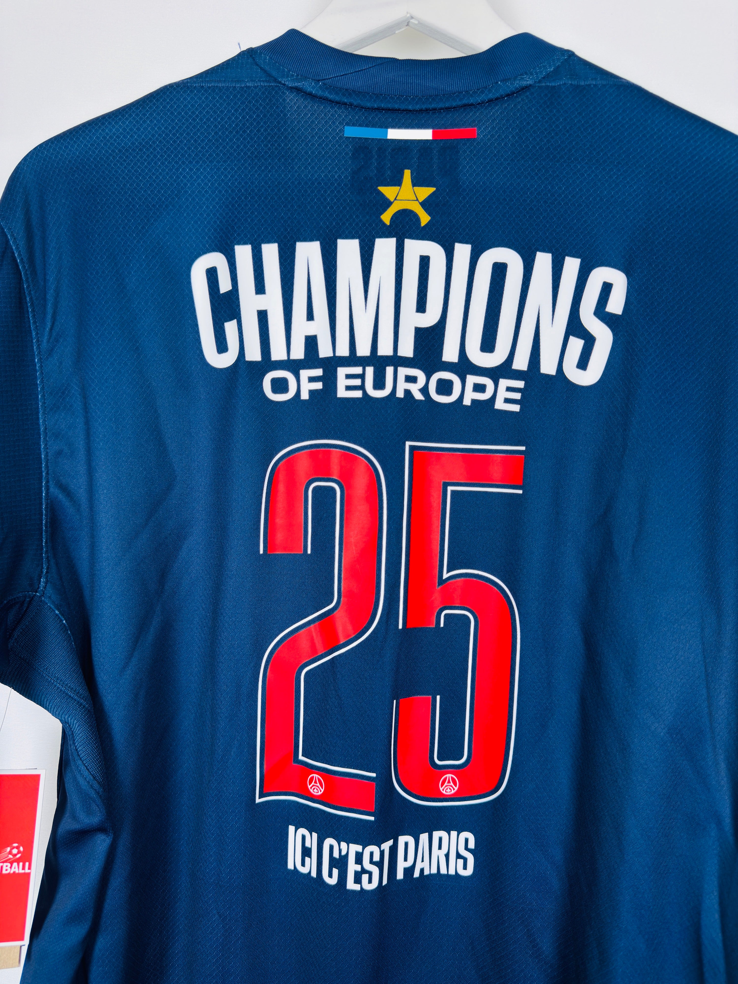 PSG FOOTBALL JERSEY 1997/1998 HOME - NGOTTY #4 (S)