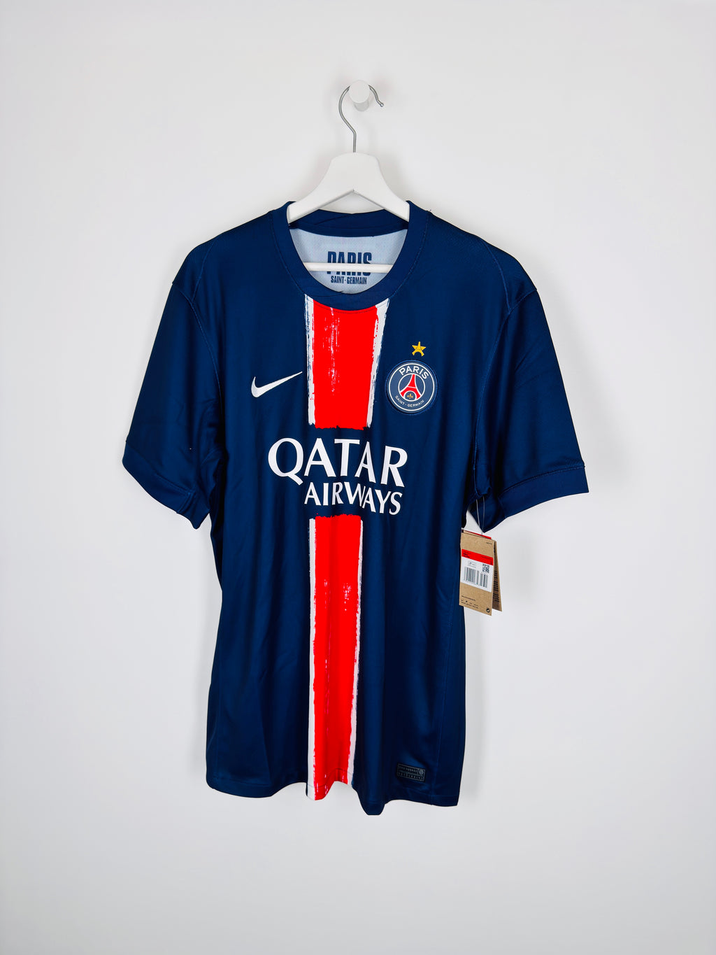 PSG FOOTBALL JERSEY 1997/1998 HOME - NGOTTY #4 (S)