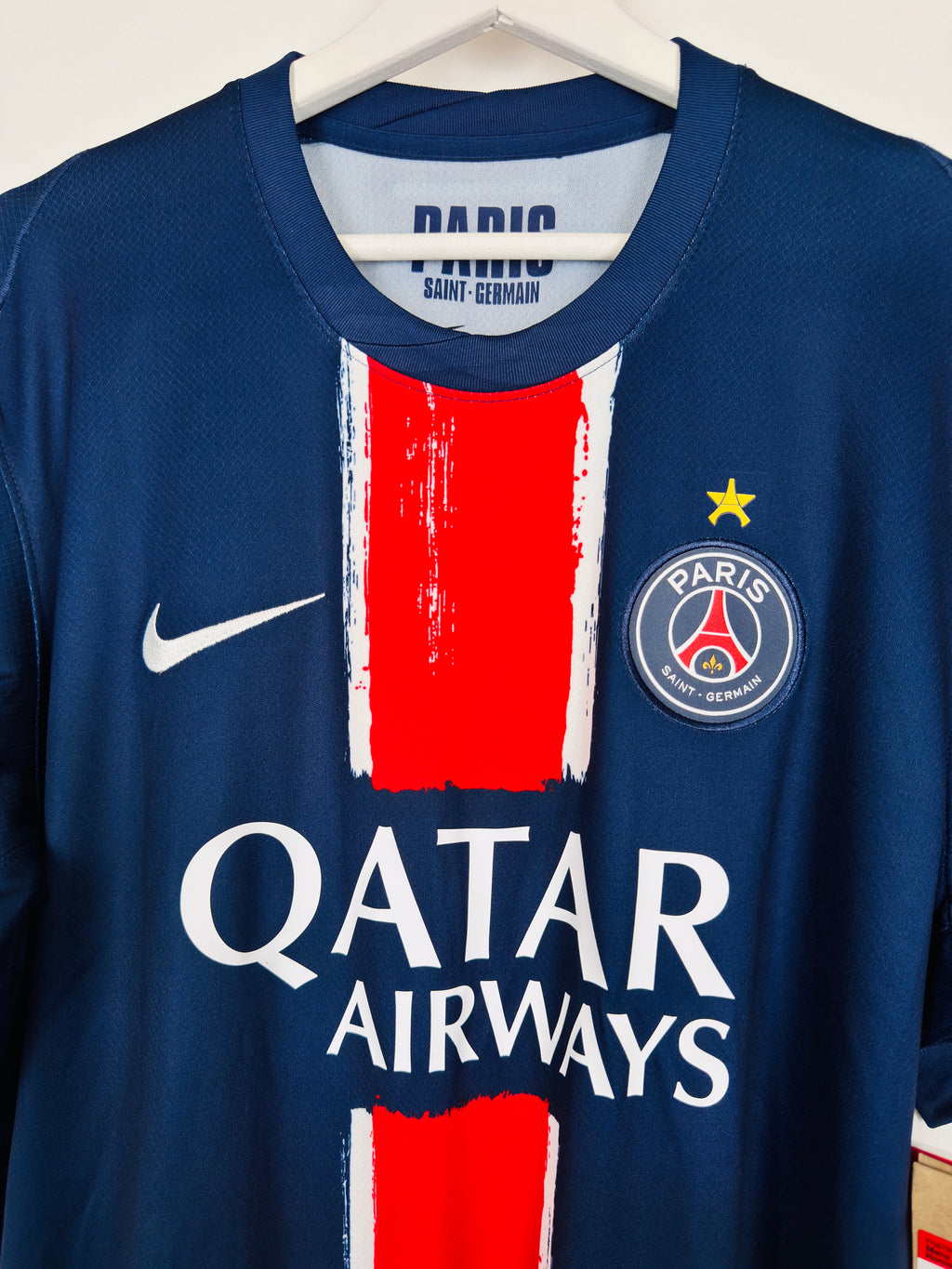 PSG FOOTBALL JERSEY 1997/1998 HOME - NGOTTY #4 (S)