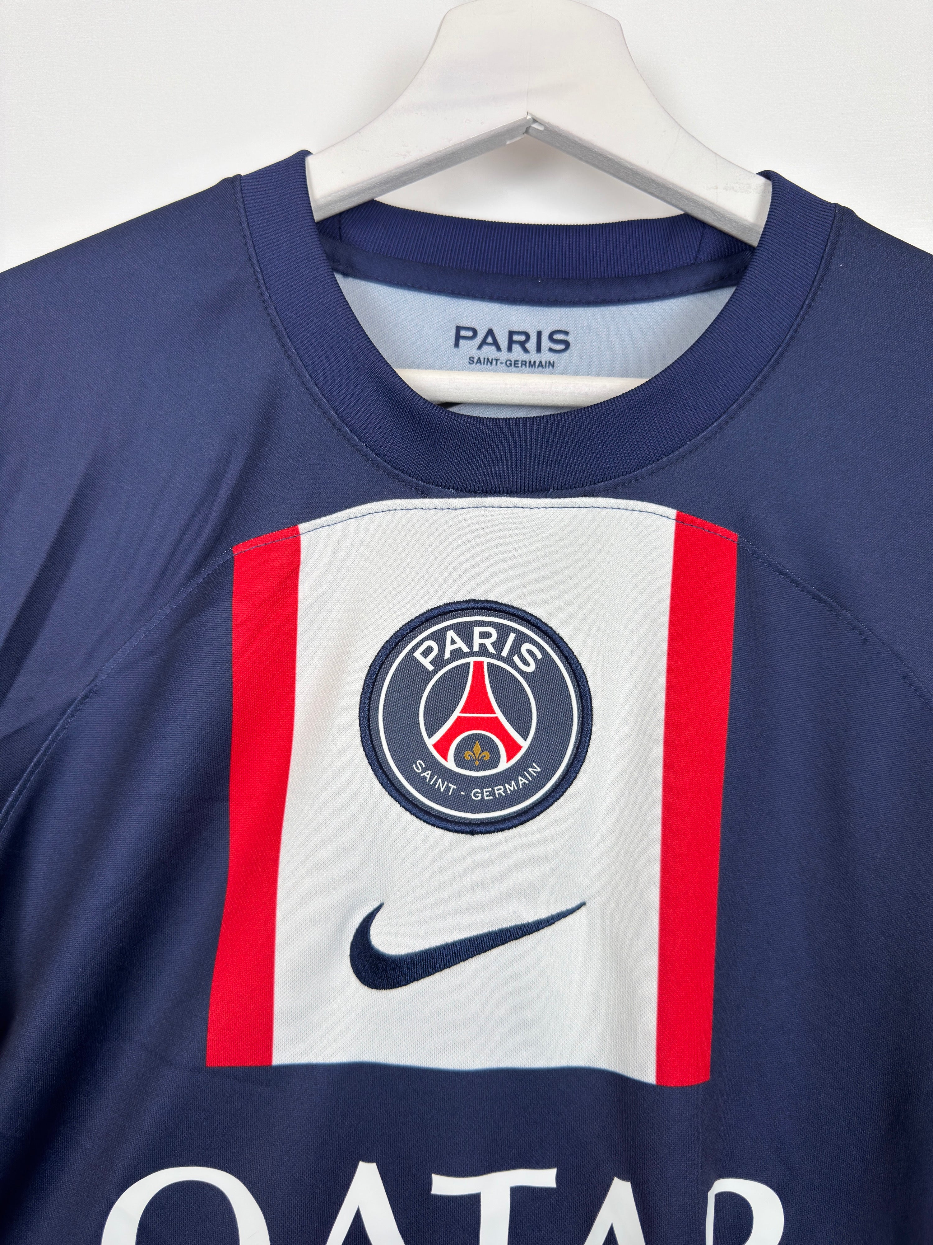 PSG FOOTBALL JERSEY 1997/1998 HOME - NGOTTY #4 (S)