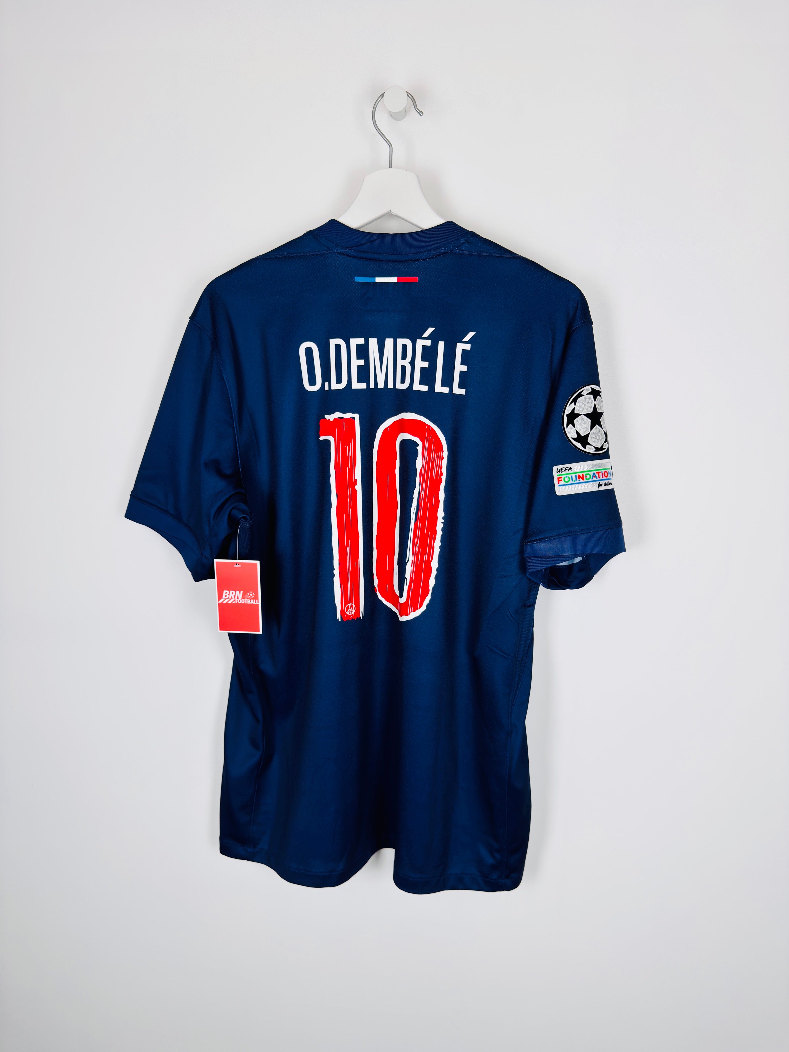 PSG FOOTBALL JERSEY 1997/1998 HOME - NGOTTY #4 (S)