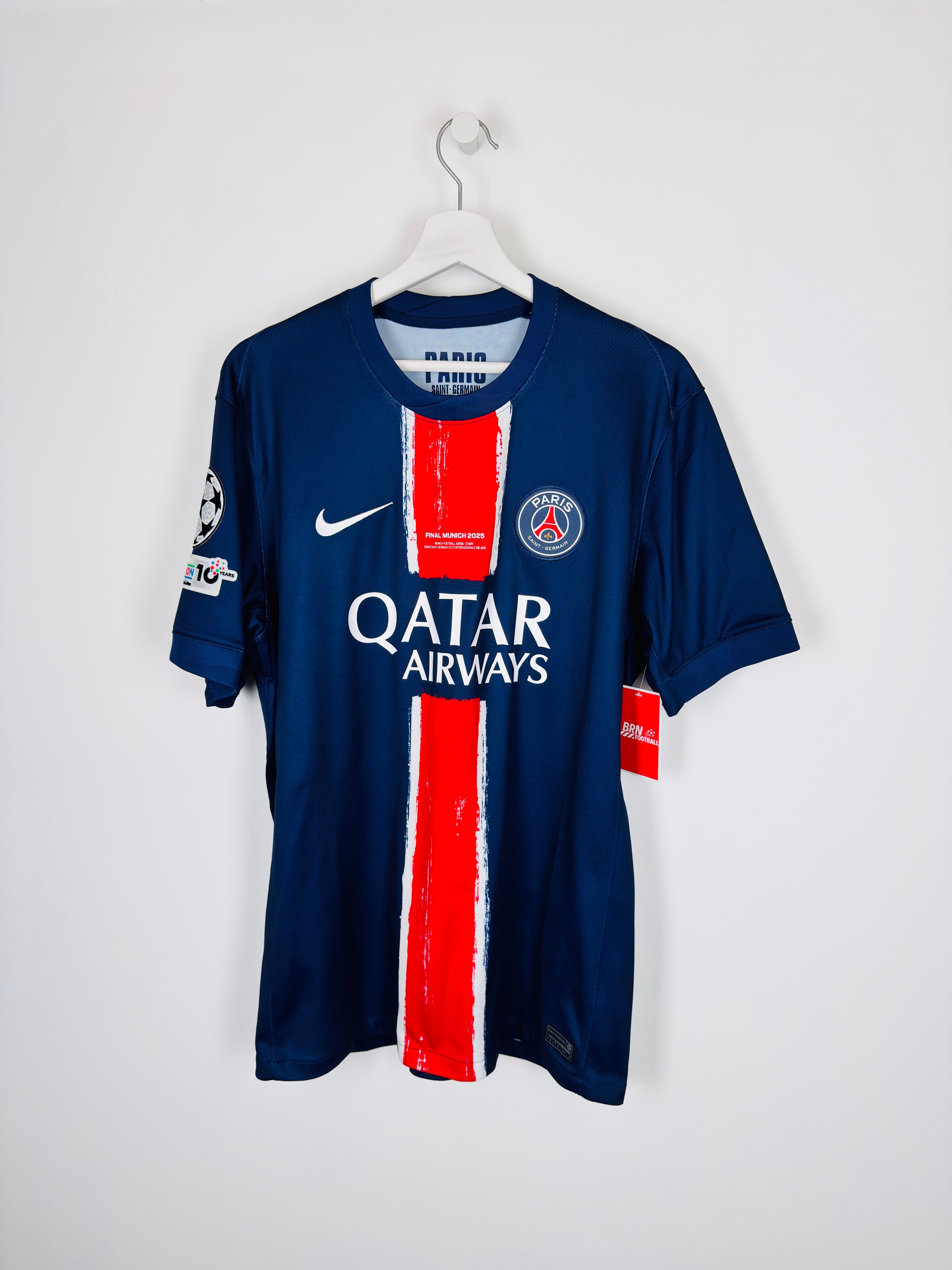 PSG FOOTBALL JERSEY 1997/1998 HOME - NGOTTY #4 (S)