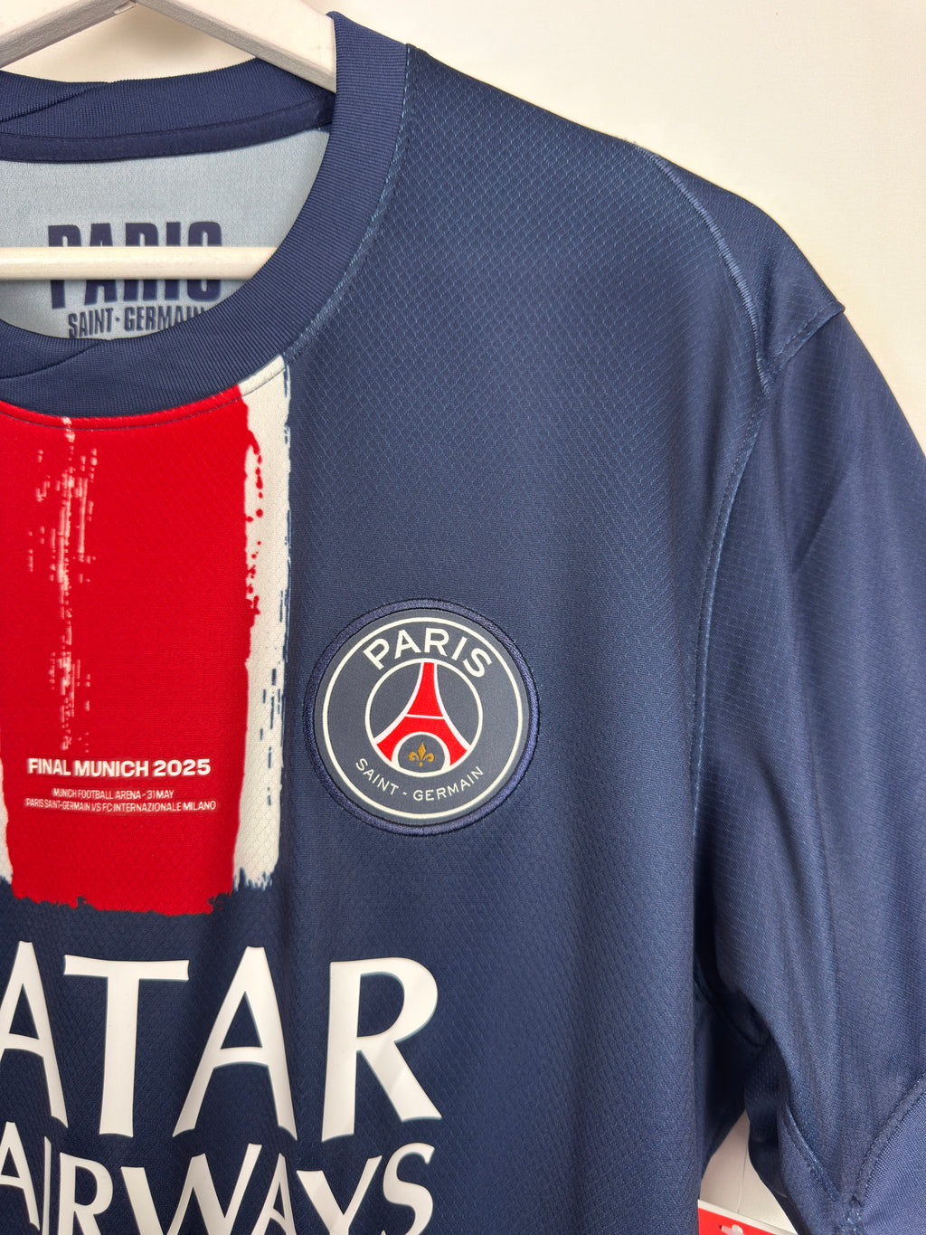 PSG FOOTBALL JERSEY 1997/1998 HOME - NGOTTY #4 (S)
