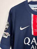 PSG FOOTBALL JERSEY 1997/1998 HOME - NGOTTY #4 (S)