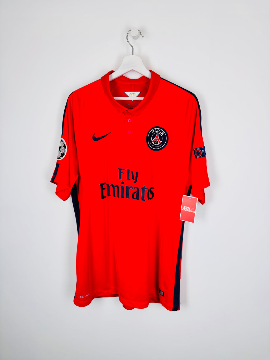 PSG FOOTBALL JERSEY 1997/1998 HOME - NGOTTY #4 (S)