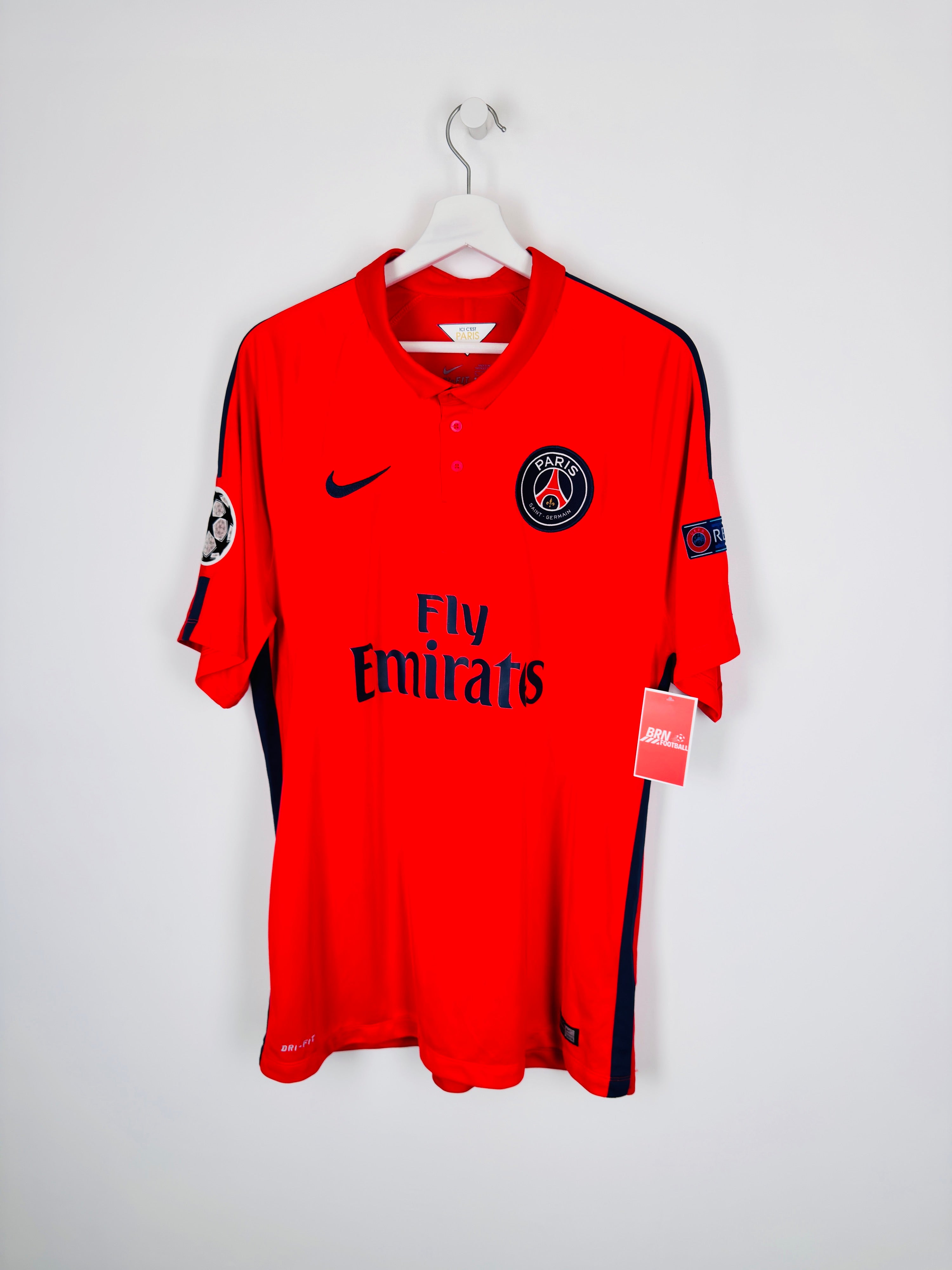 PSG FOOTBALL JERSEY 1997/1998 HOME - NGOTTY #4 (S)