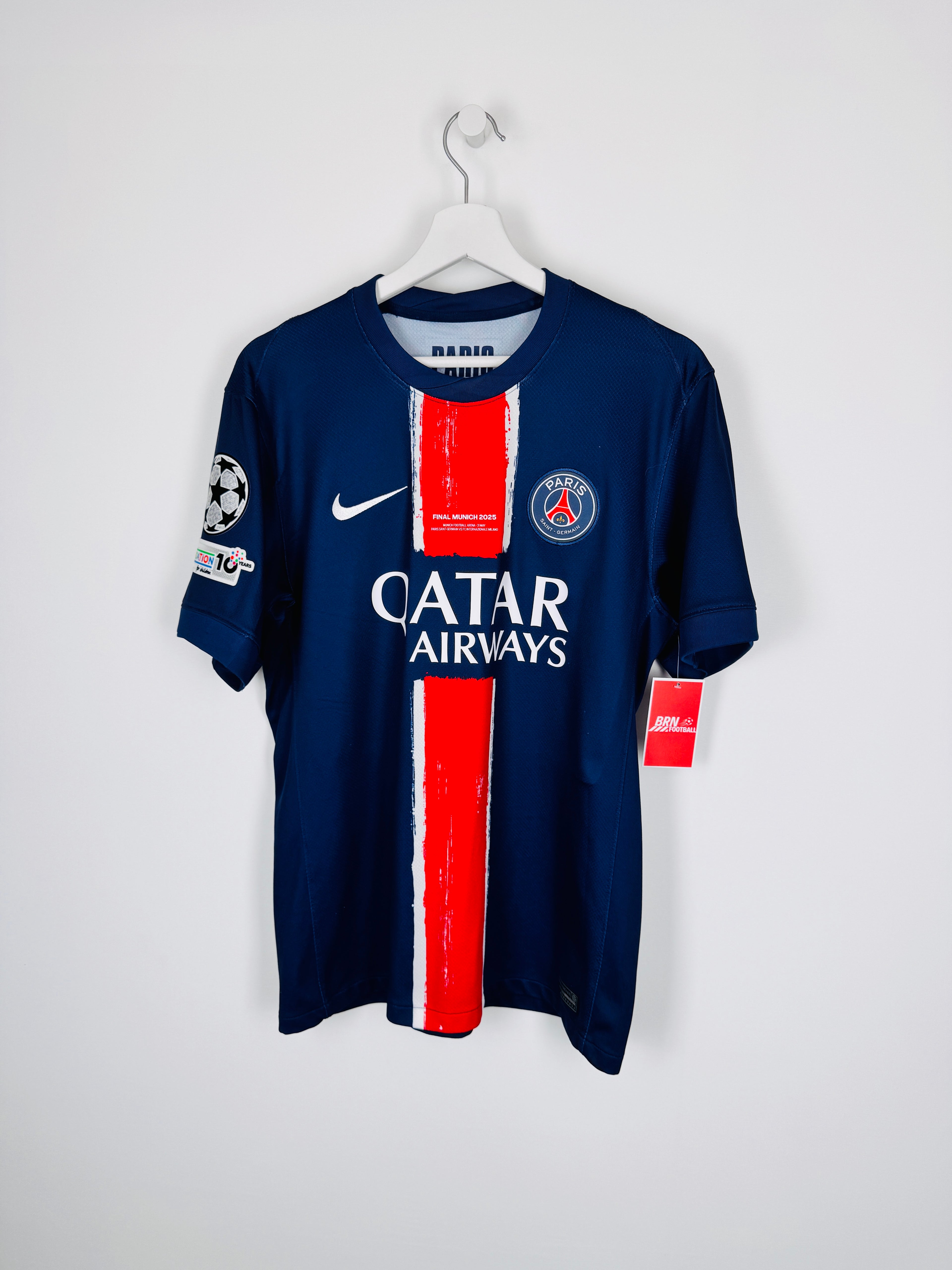 PSG FOOTBALL JERSEY 1997/1998 HOME - NGOTTY #4 (S)