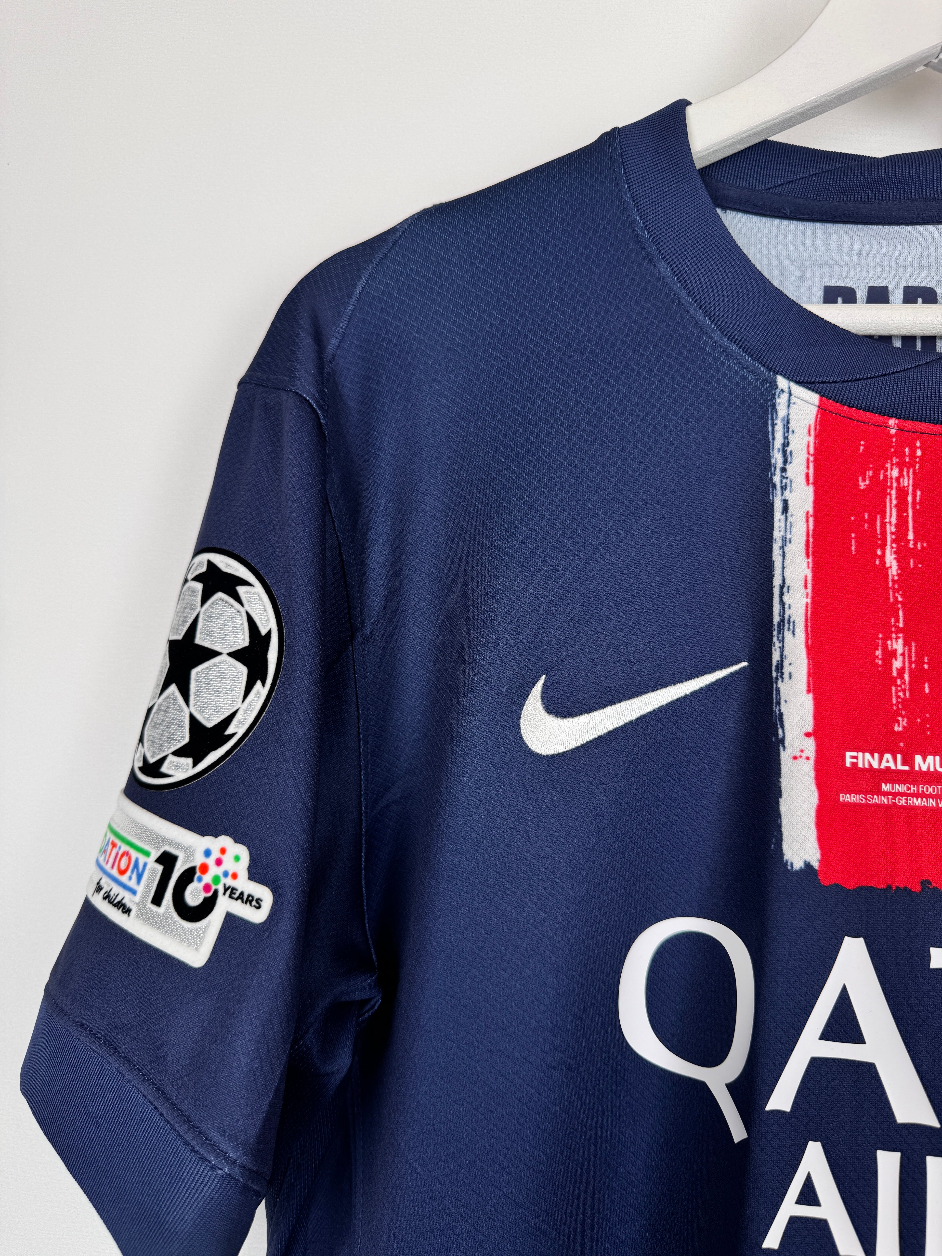 PSG FOOTBALL JERSEY 1997/1998 HOME - NGOTTY #4 (S)