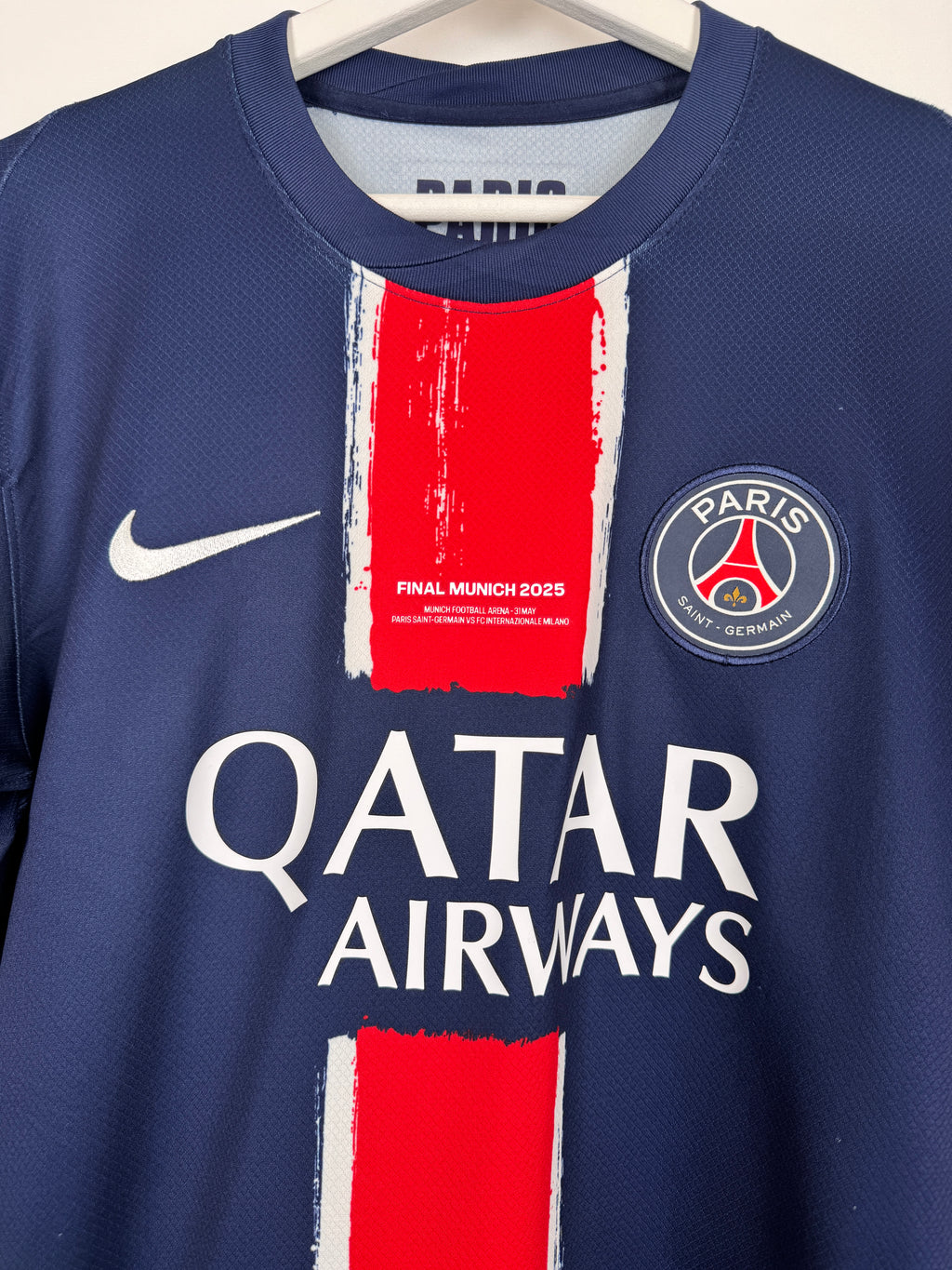 PSG FOOTBALL JERSEY 1997/1998 HOME - NGOTTY #4 (S)