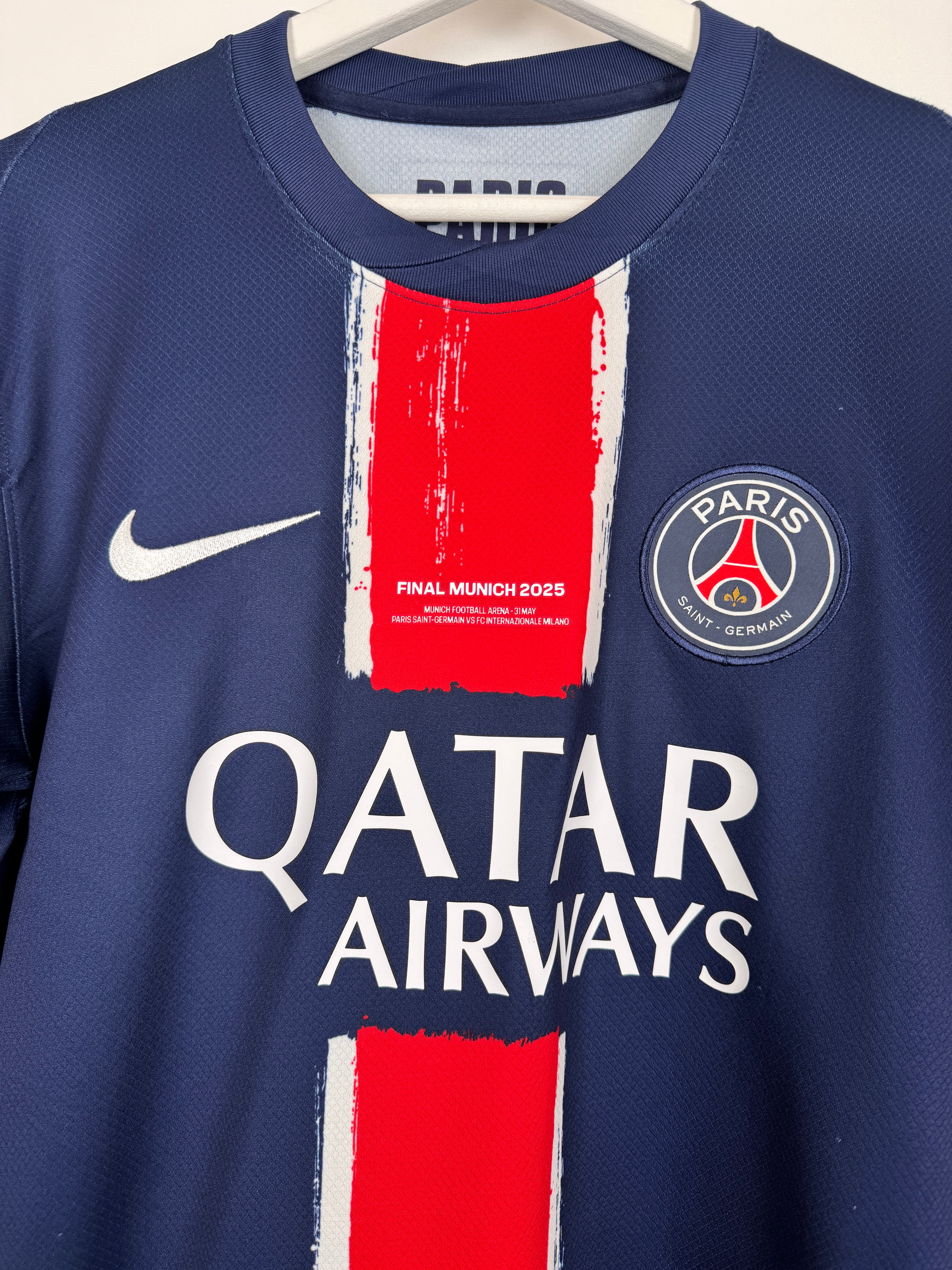 PSG FOOTBALL JERSEY 1997/1998 HOME - NGOTTY #4 (S)