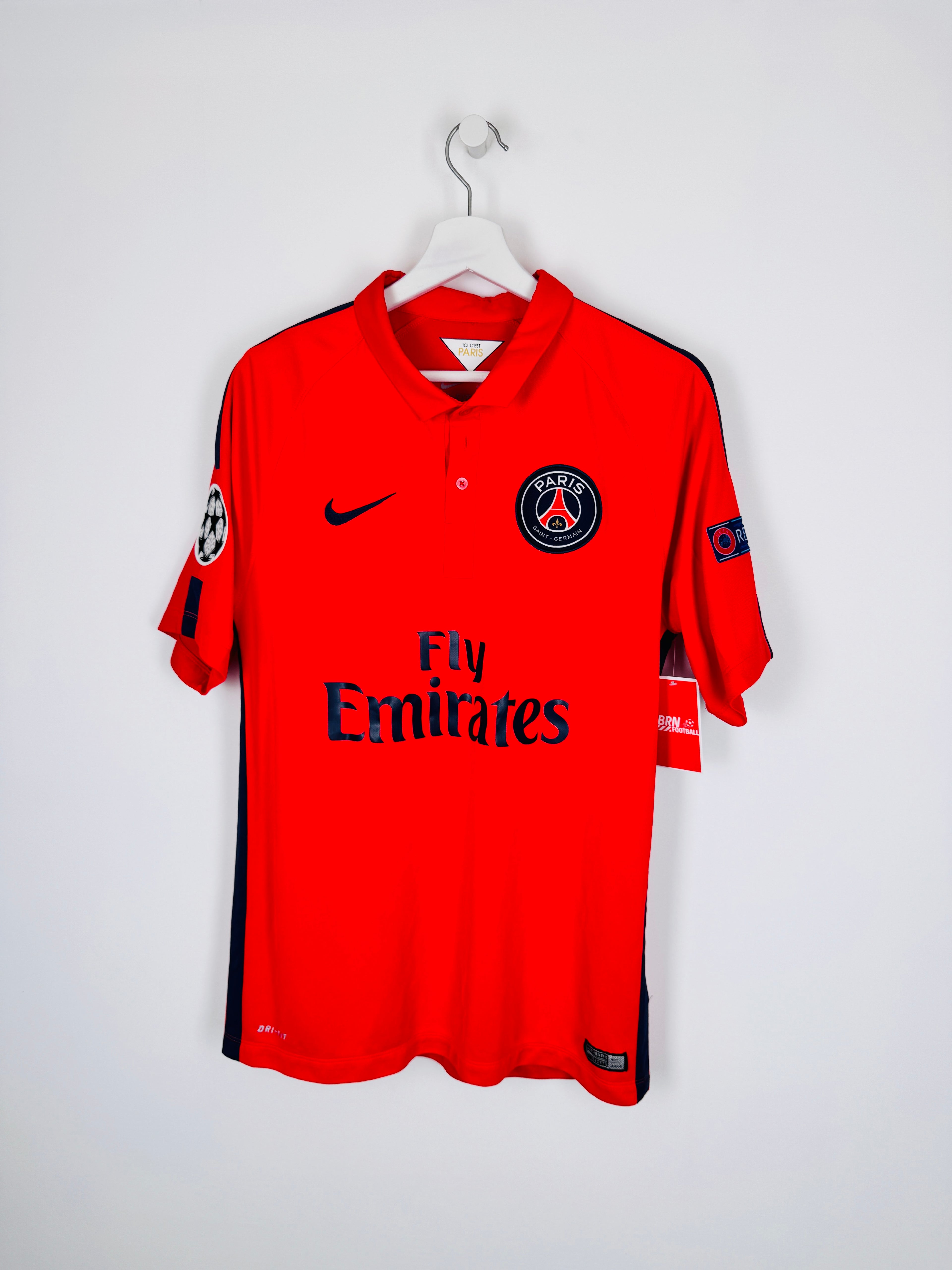 PSG FOOTBALL JERSEY 1997/1998 HOME - NGOTTY #4 (S)