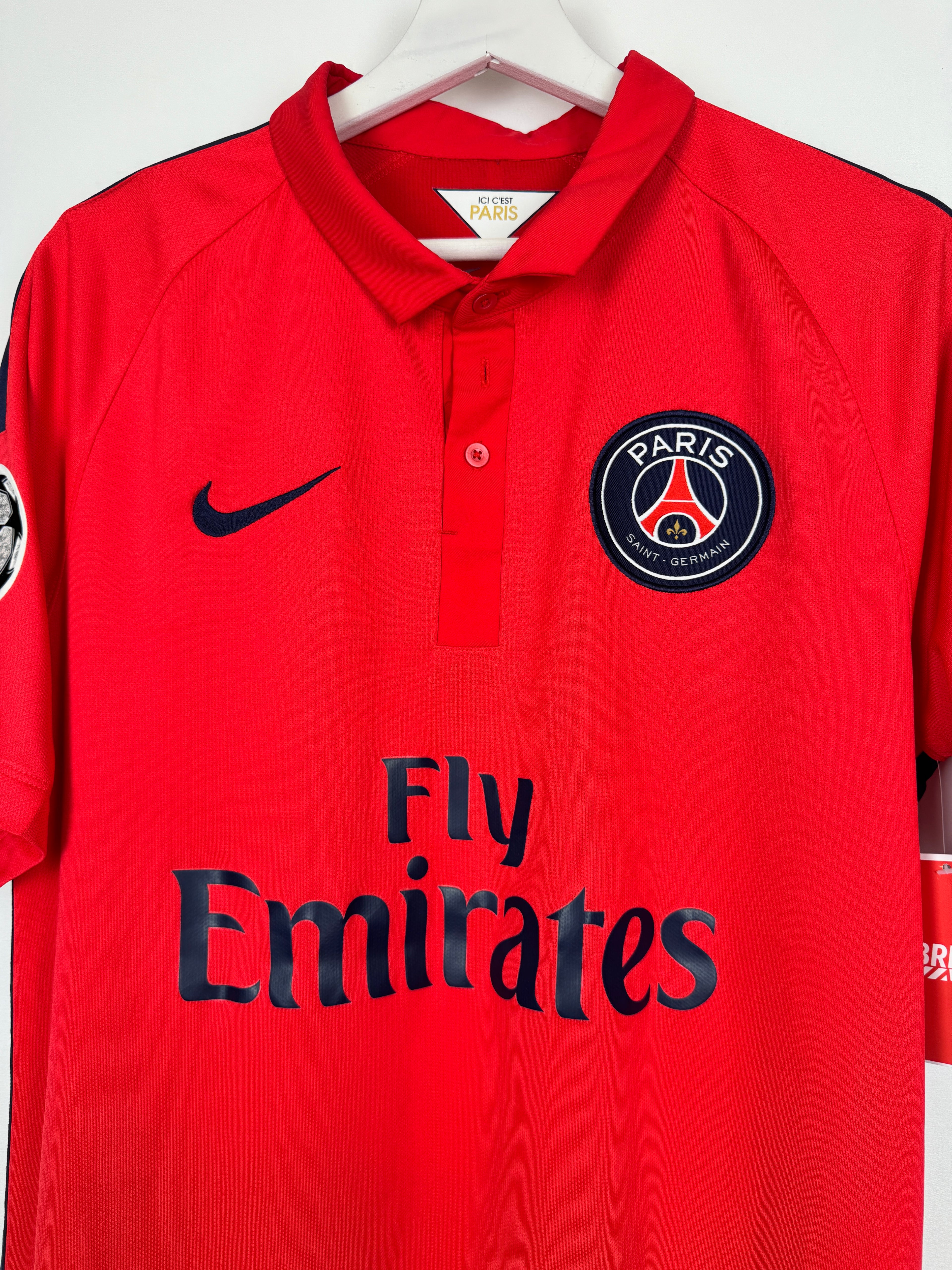 PSG FOOTBALL JERSEY 1997/1998 HOME - NGOTTY #4 (S)