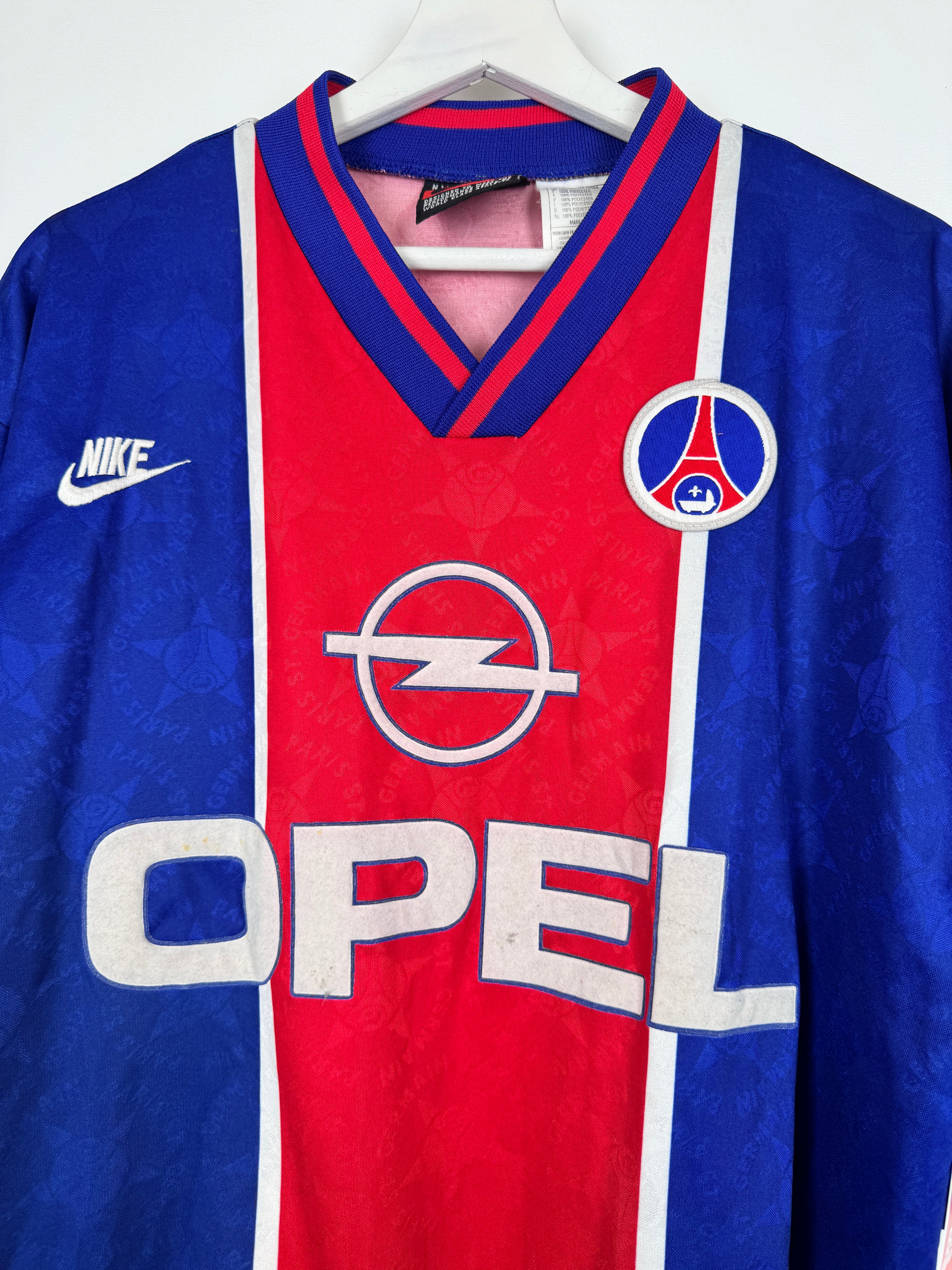 PSG FOOTBALL JERSEY 1997/1998 HOME - NGOTTY #4 (S)