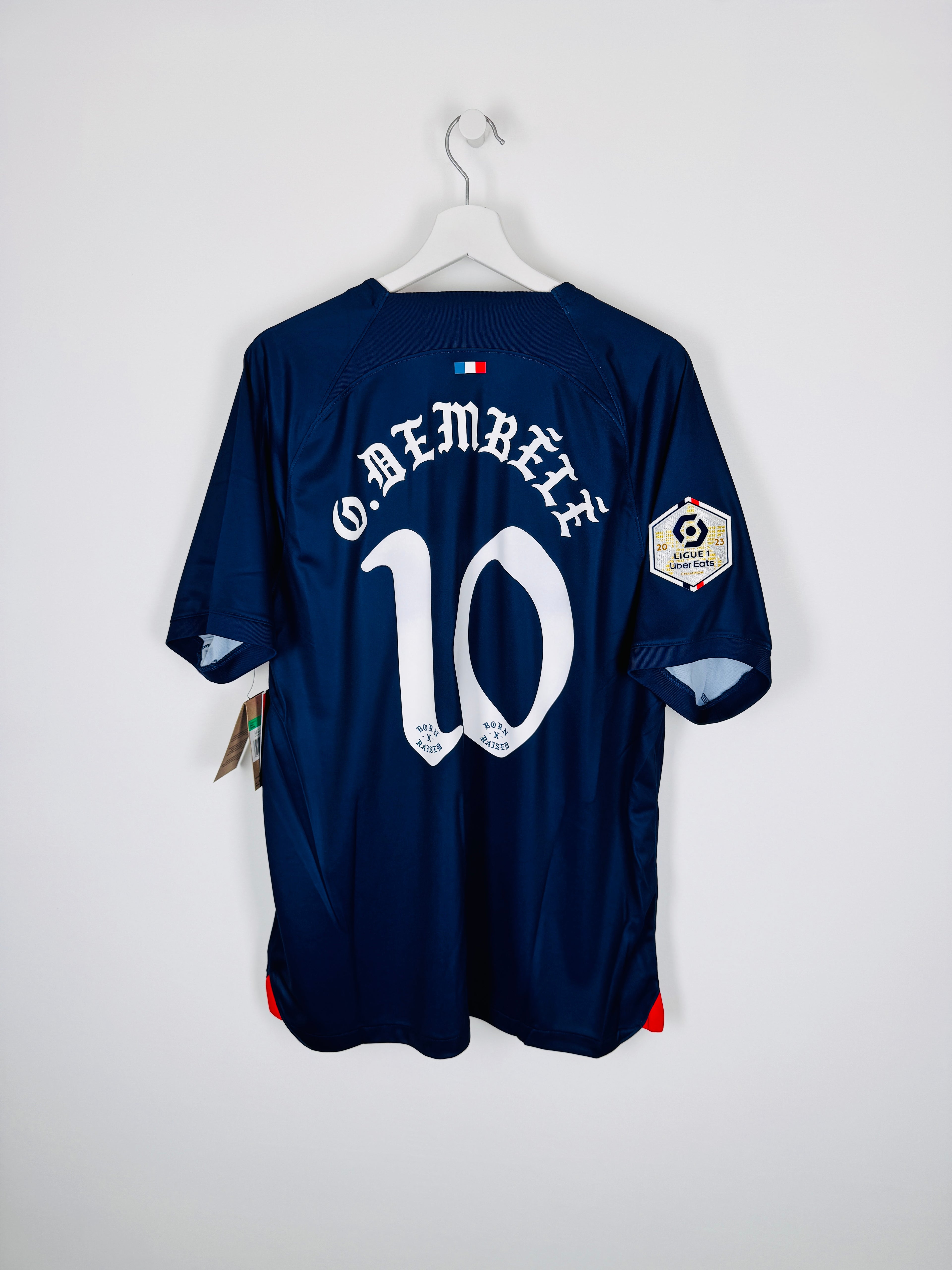 PSG FOOTBALL JERSEY 1997/1998 HOME - NGOTTY #4 (S)