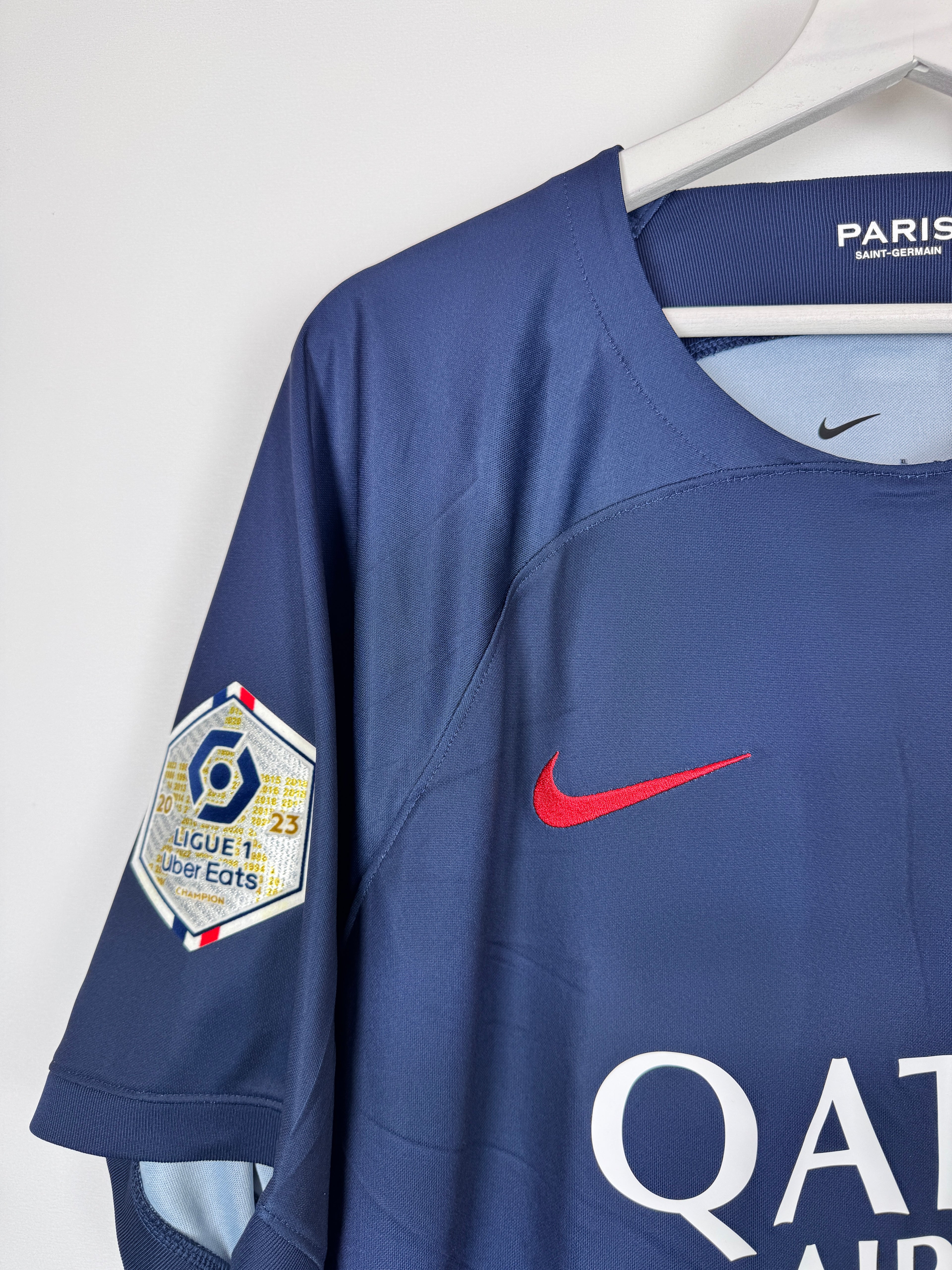 PSG FOOTBALL JERSEY 1997/1998 HOME - NGOTTY #4 (S)