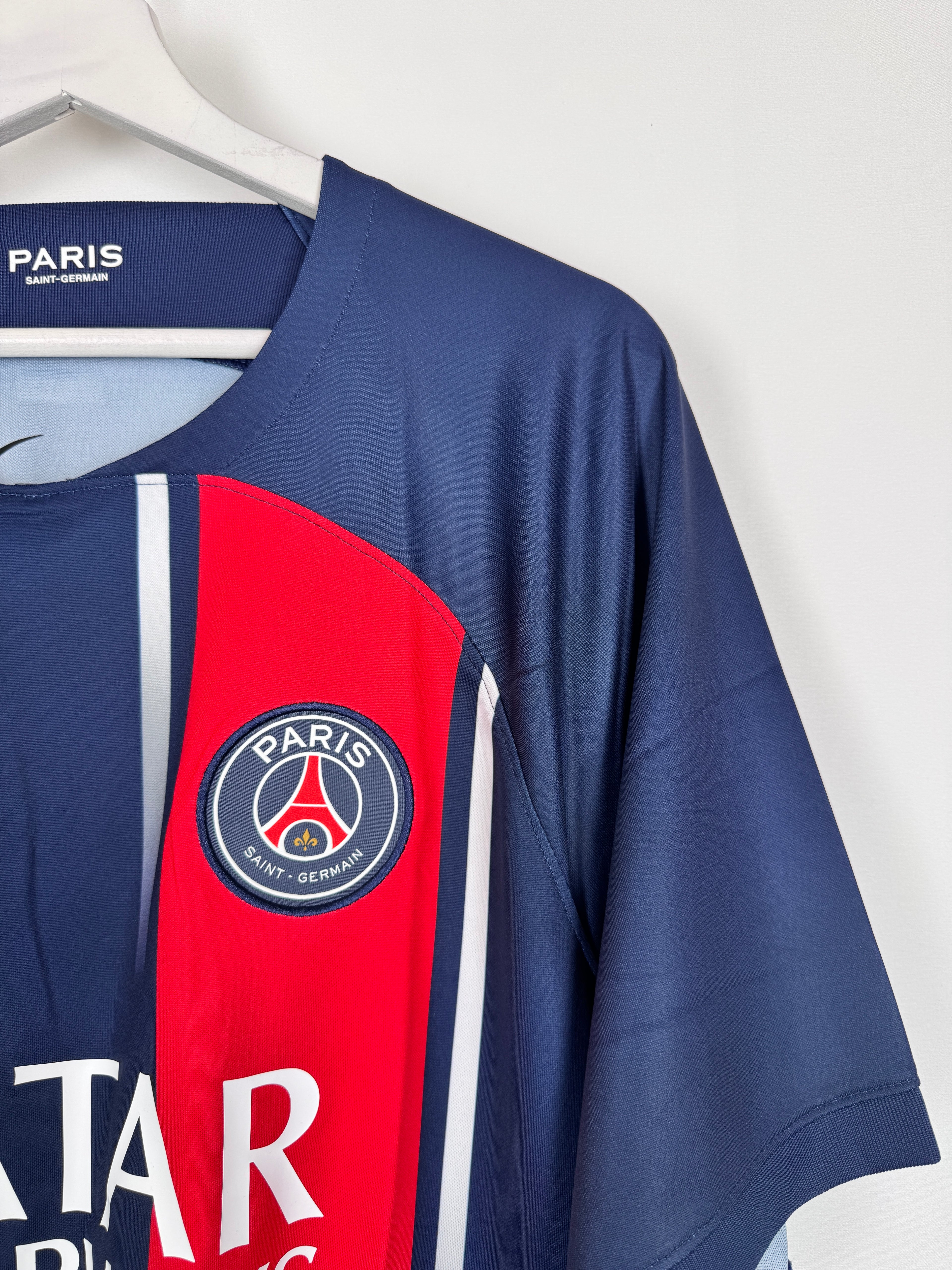 PSG FOOTBALL JERSEY 1997/1998 HOME - NGOTTY #4 (S)