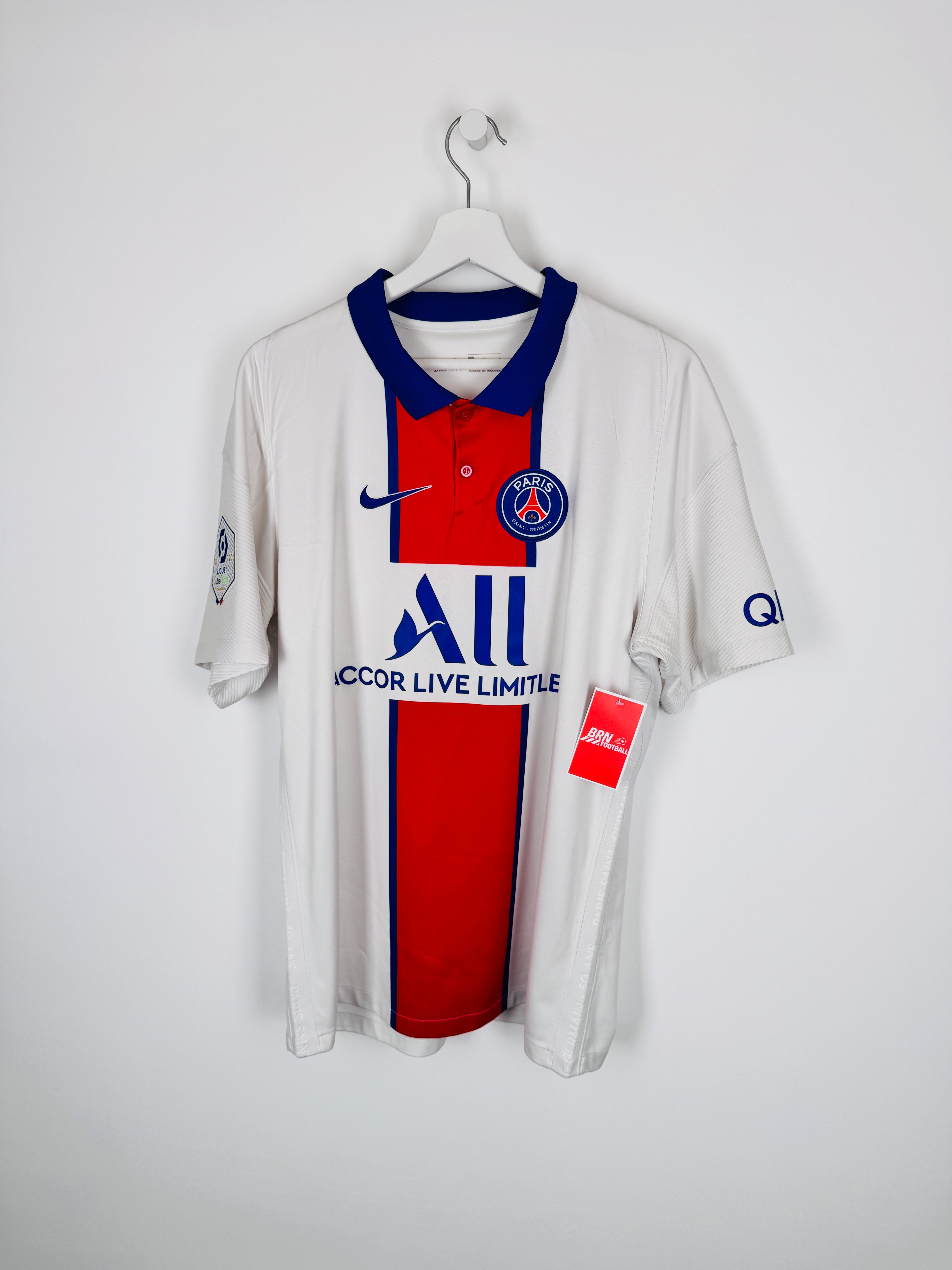 PSG FOOTBALL JERSEY 1997/1998 HOME - NGOTTY #4 (S)