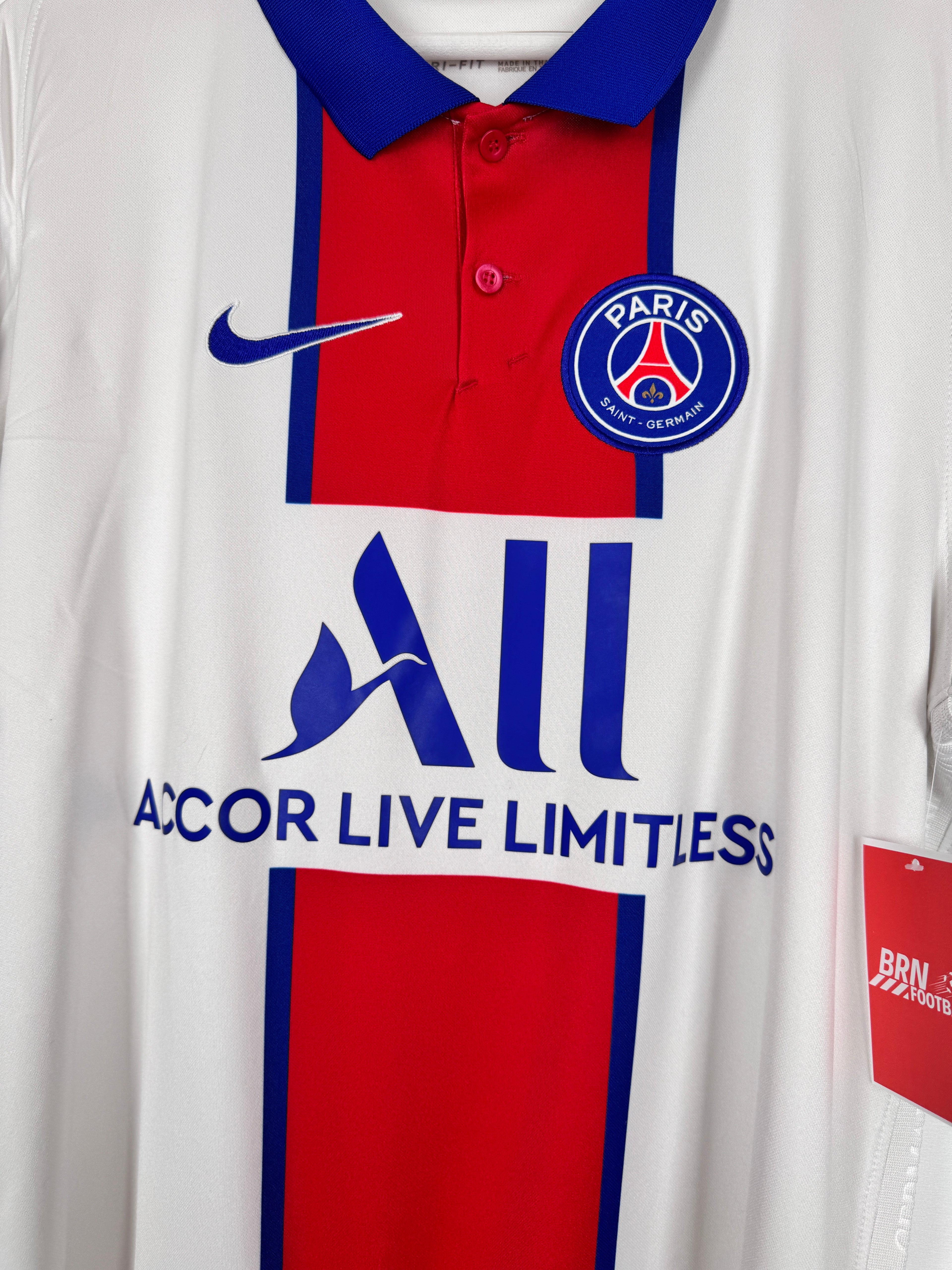 PSG FOOTBALL JERSEY 1997/1998 HOME - NGOTTY #4 (S)