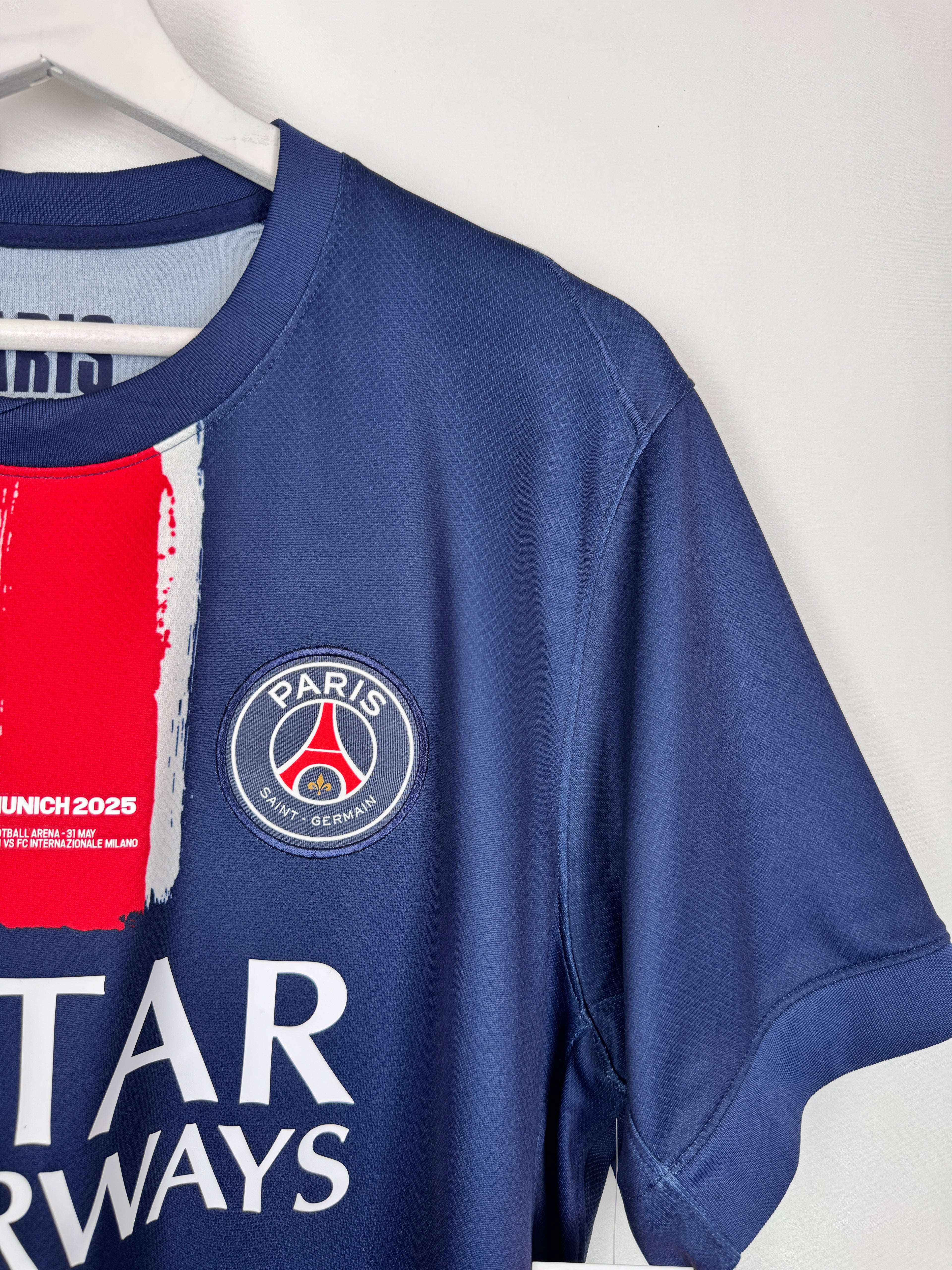PSG FOOTBALL JERSEY 1997/1998 HOME - NGOTTY #4 (S)