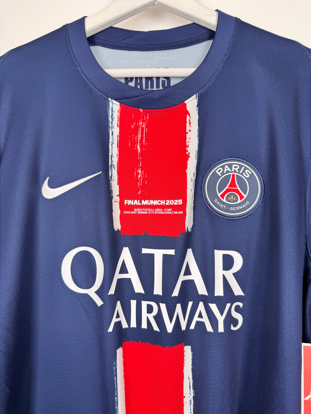 PSG FOOTBALL JERSEY 1997/1998 HOME - NGOTTY #4 (S)
