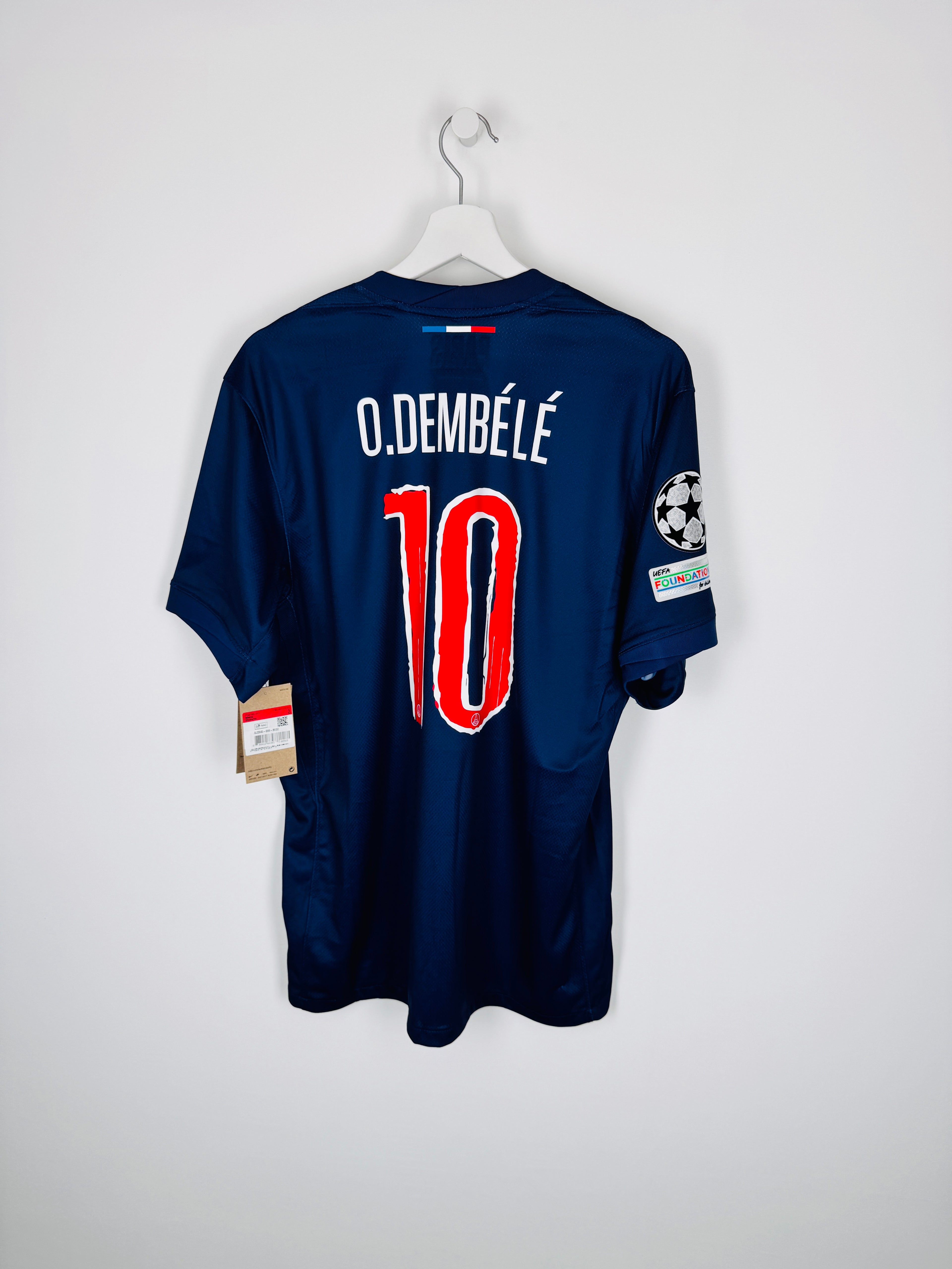 PSG FOOTBALL JERSEY 1997/1998 HOME - NGOTTY #4 (S)
