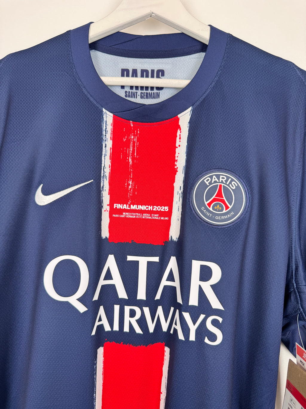 PSG FOOTBALL JERSEY 1997/1998 HOME - NGOTTY #4 (S)