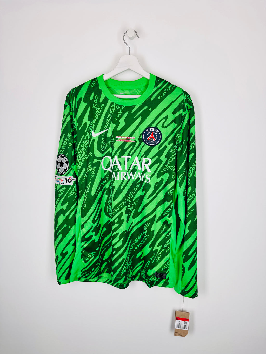PSG FOOTBALL JERSEY 1997/1998 HOME - NGOTTY #4 (S)