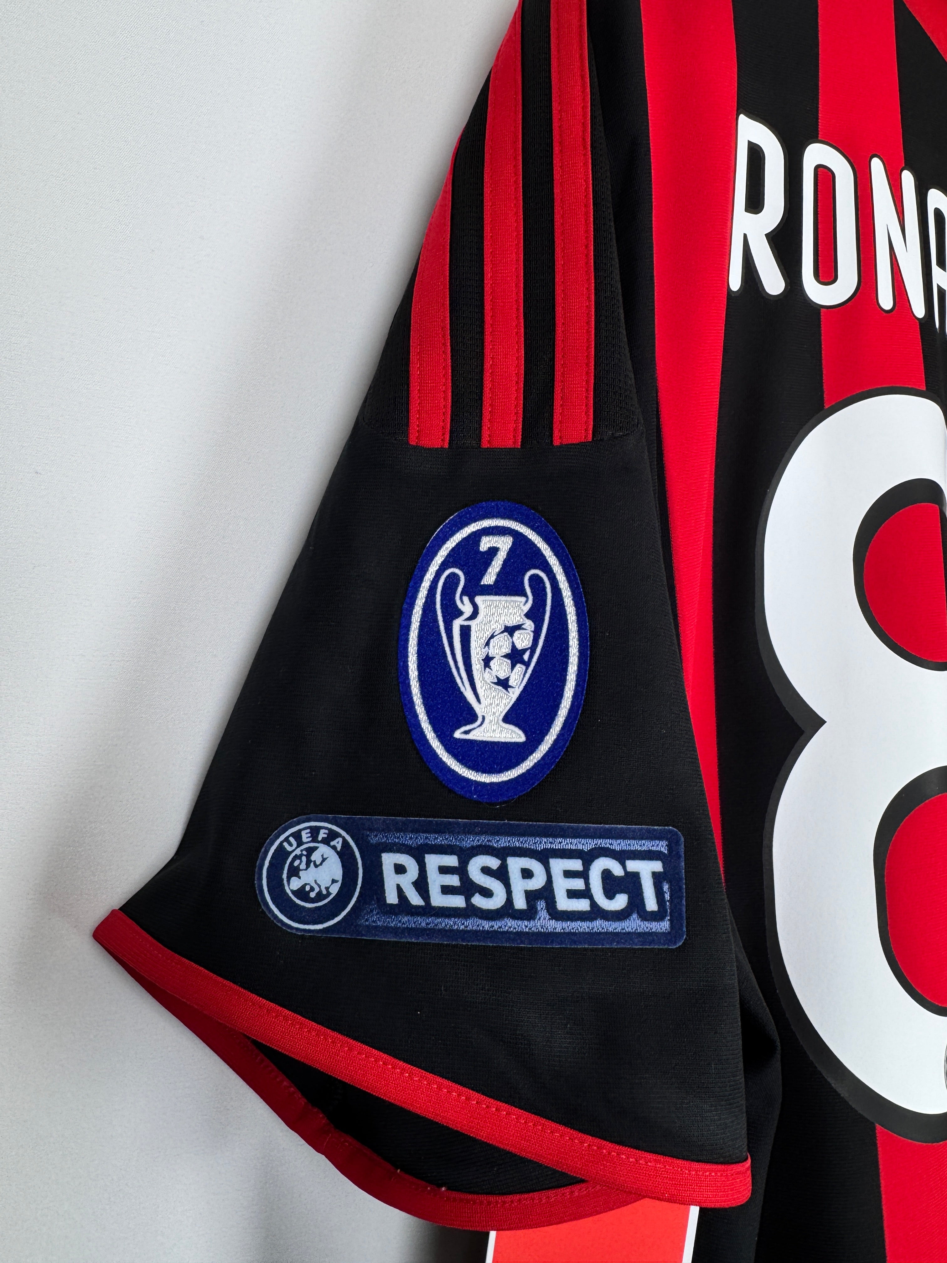 MAILLOT DE FOOTBALL MILAN AC 2009/2010 DOMICILE - RONALDINHO #80 (XL)
