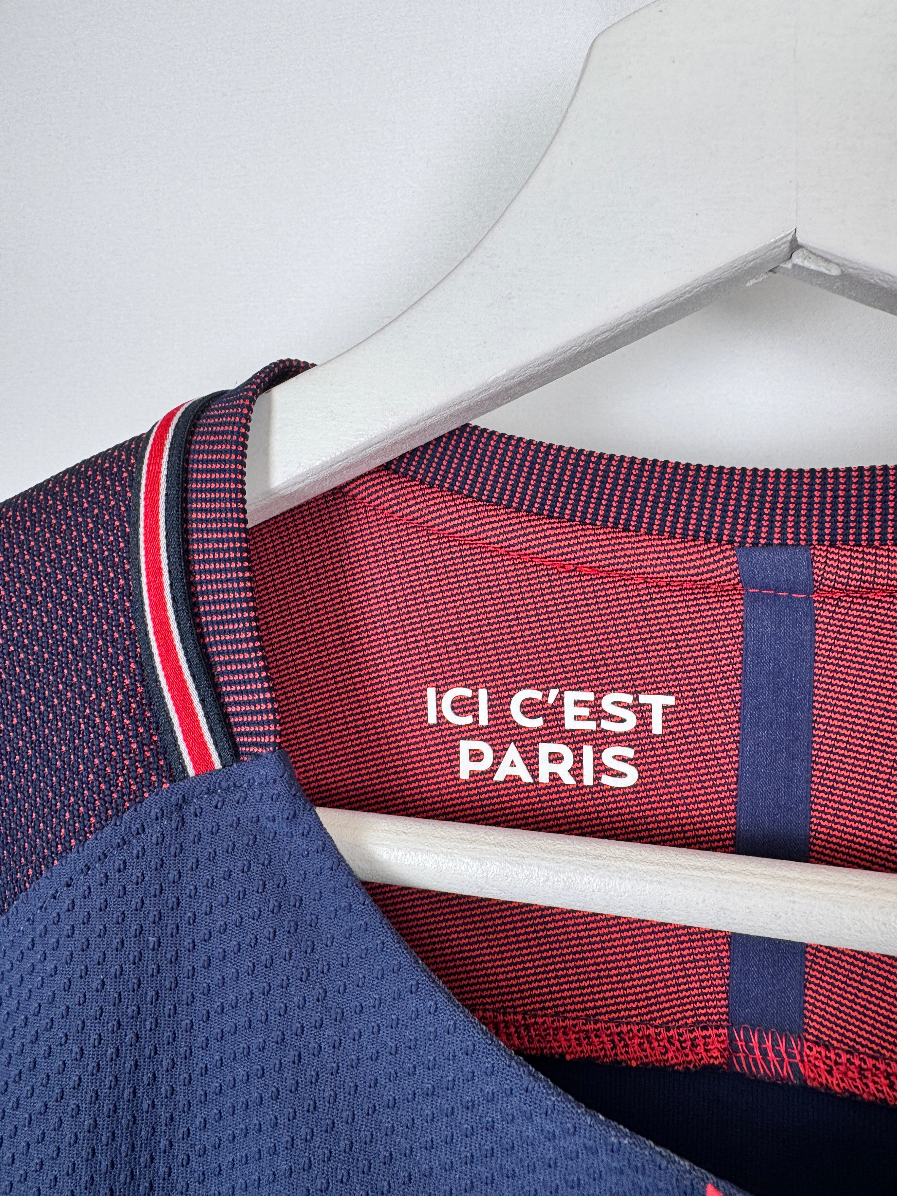 PSG FOOTBALL JERSEY 1997/1998 HOME - NGOTTY #4 (S)