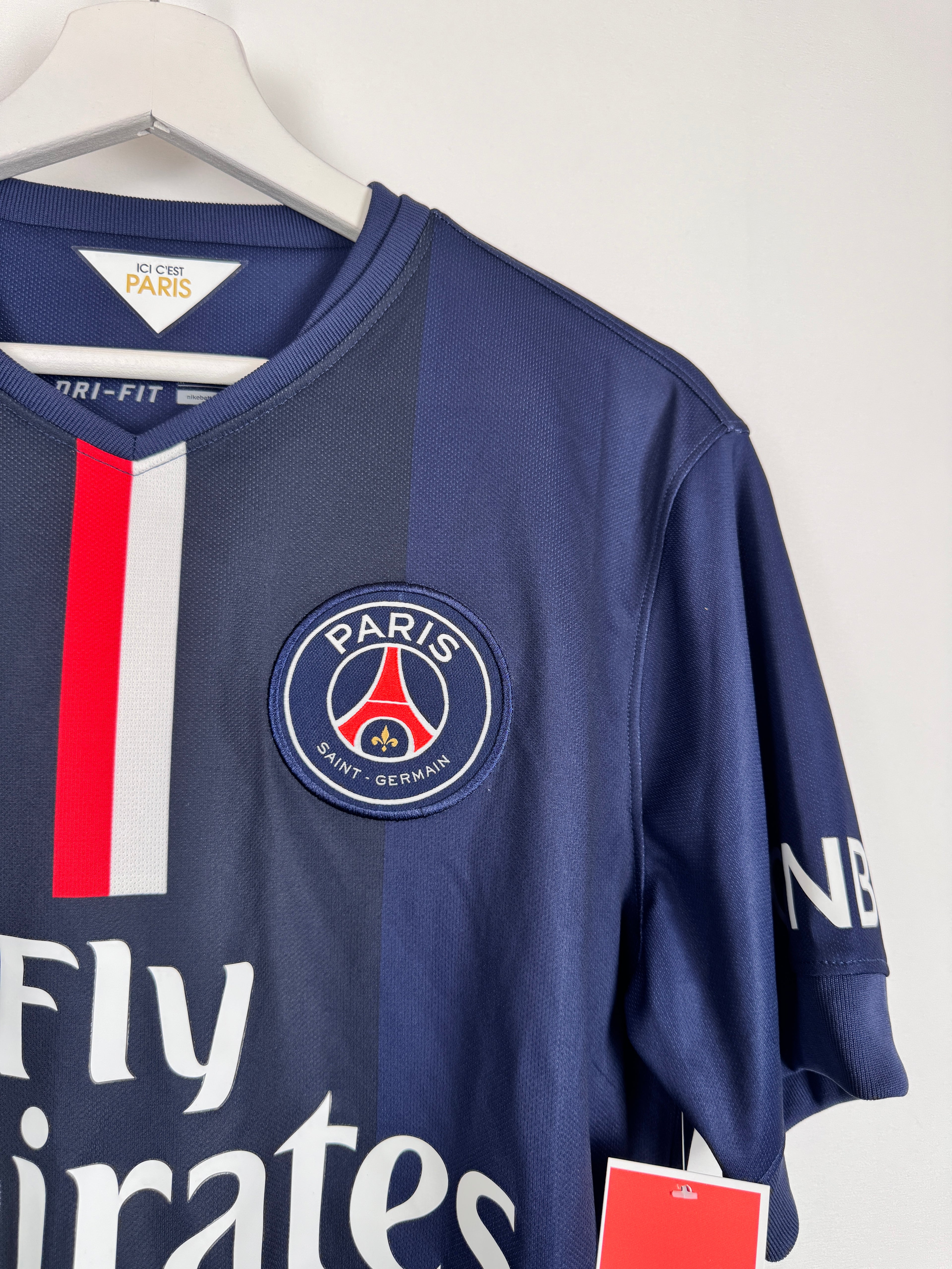 PSG FOOTBALL JERSEY 1997/1998 HOME - NGOTTY #4 (S)
