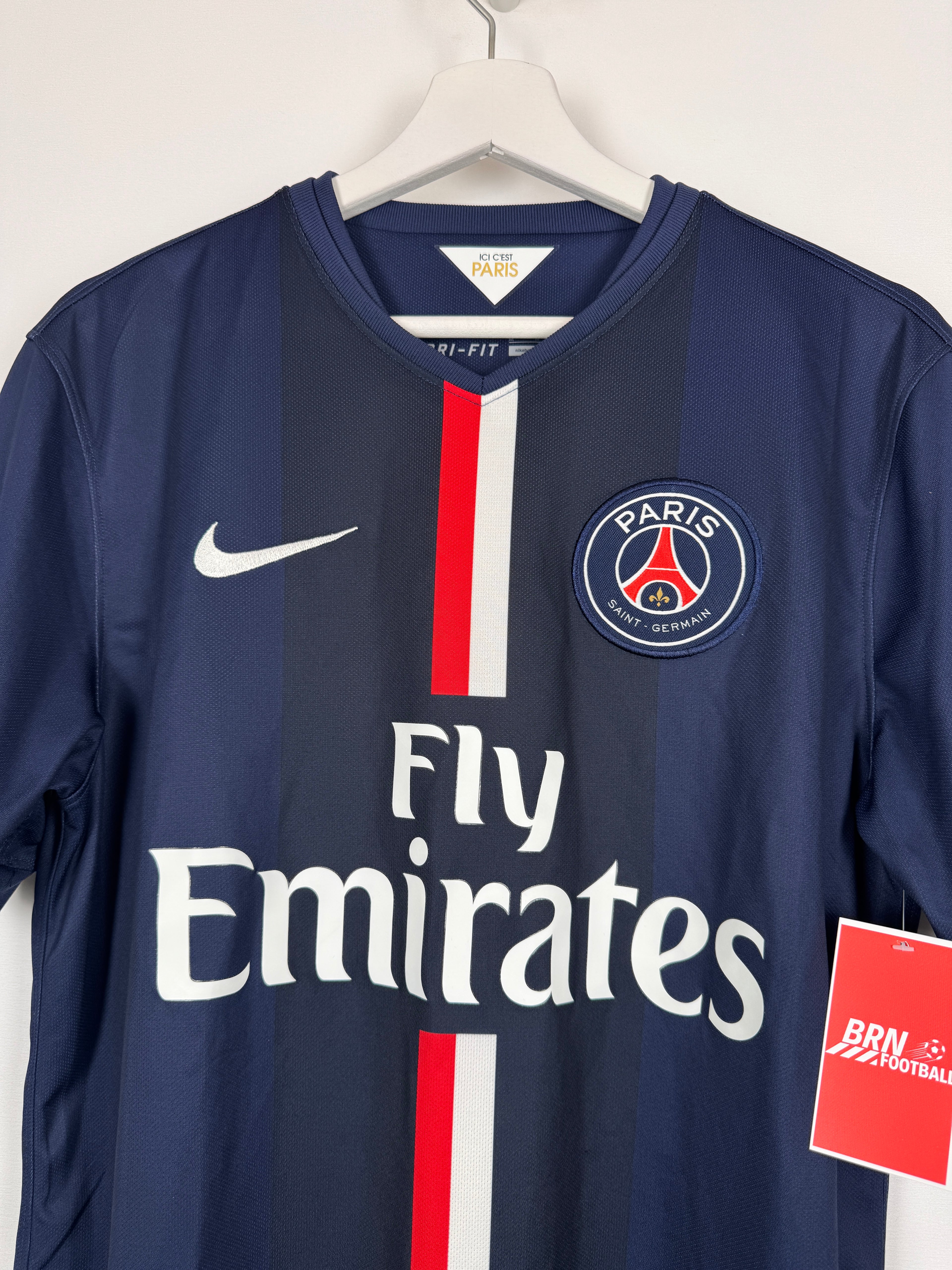 PSG FOOTBALL JERSEY 1997/1998 HOME - NGOTTY #4 (S)