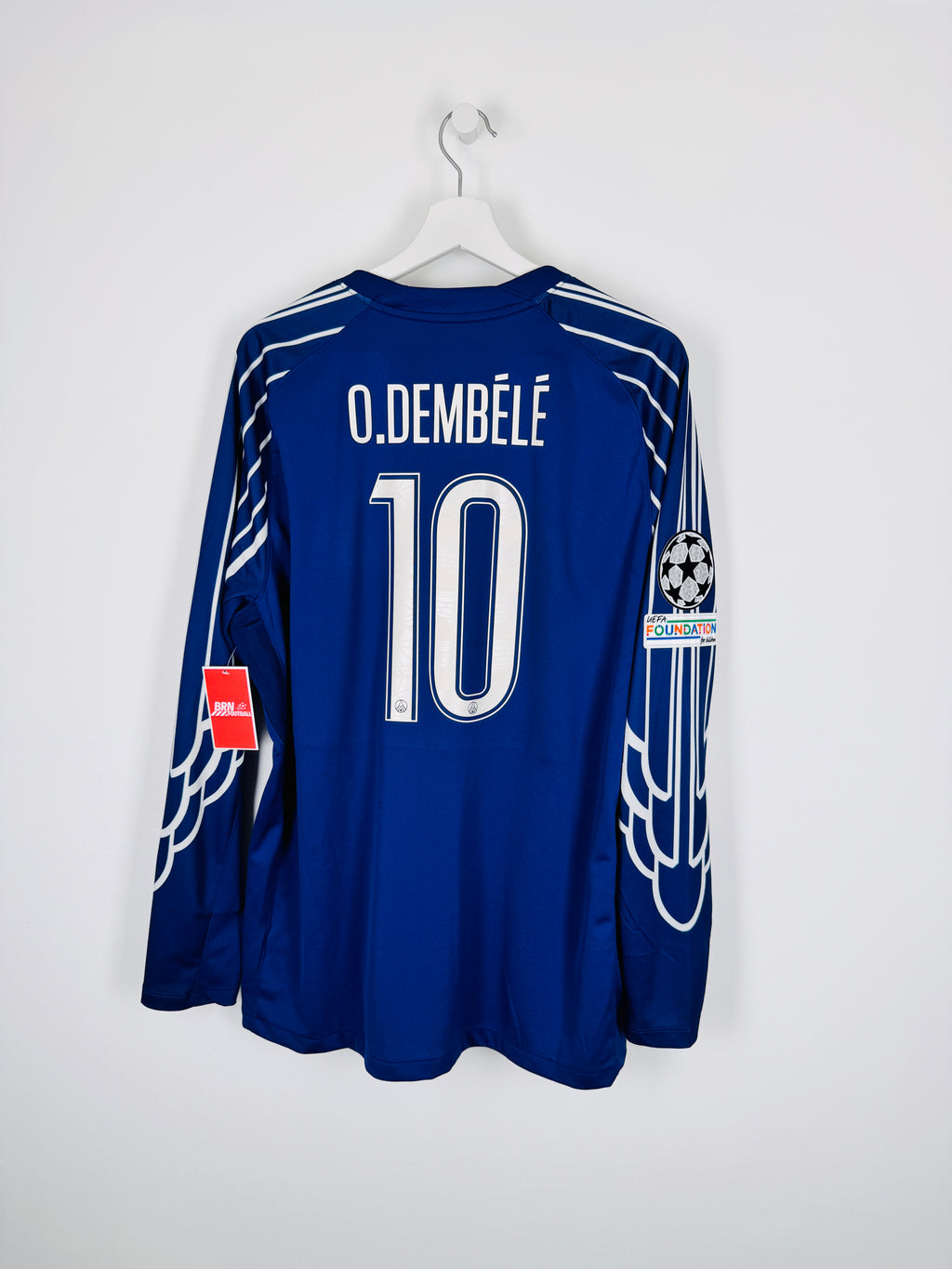 PSG FOOTBALL JERSEY 1997/1998 HOME - NGOTTY #4 (S)