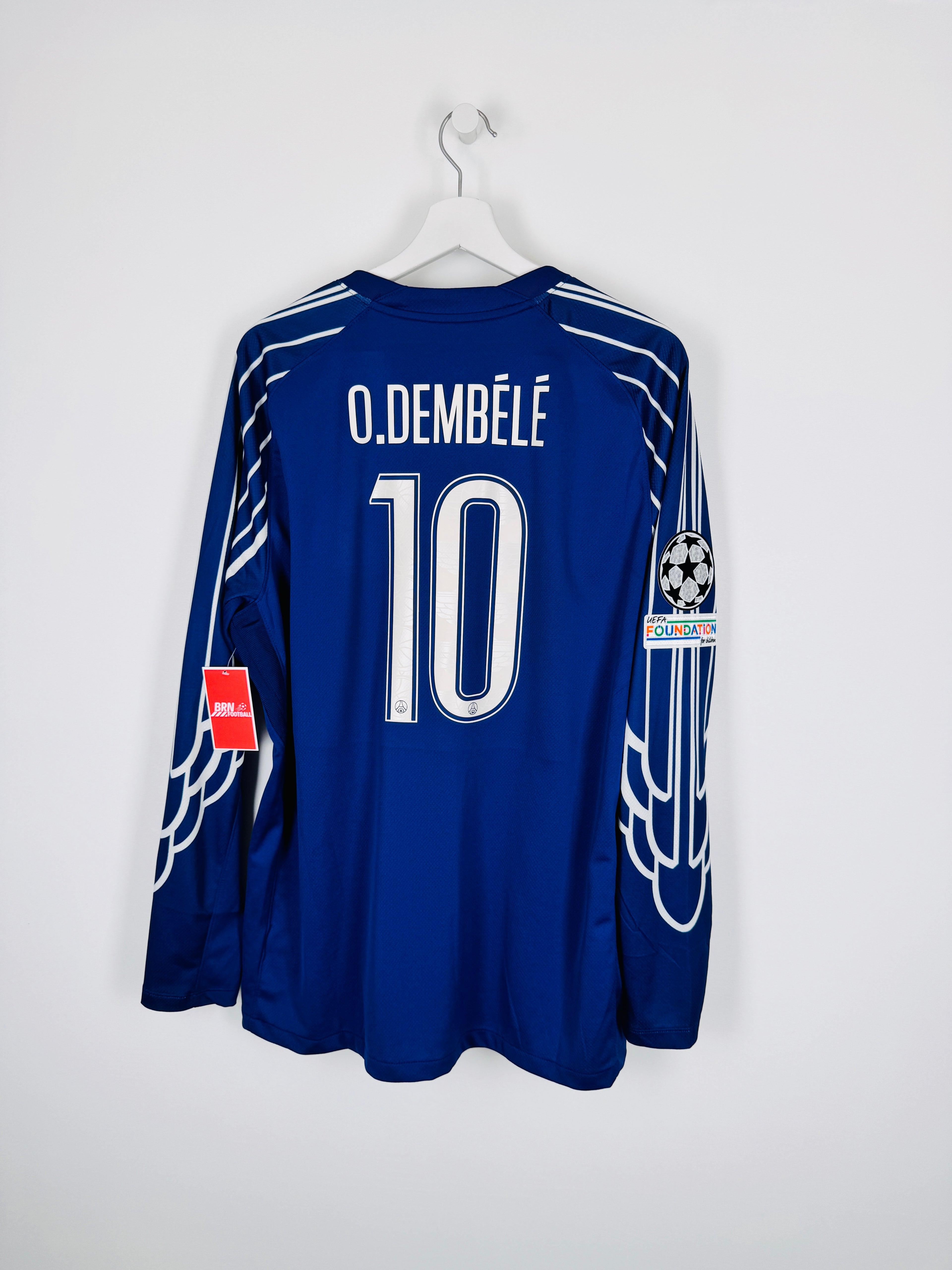 PSG FOOTBALL JERSEY 1997/1998 HOME - NGOTTY #4 (S)